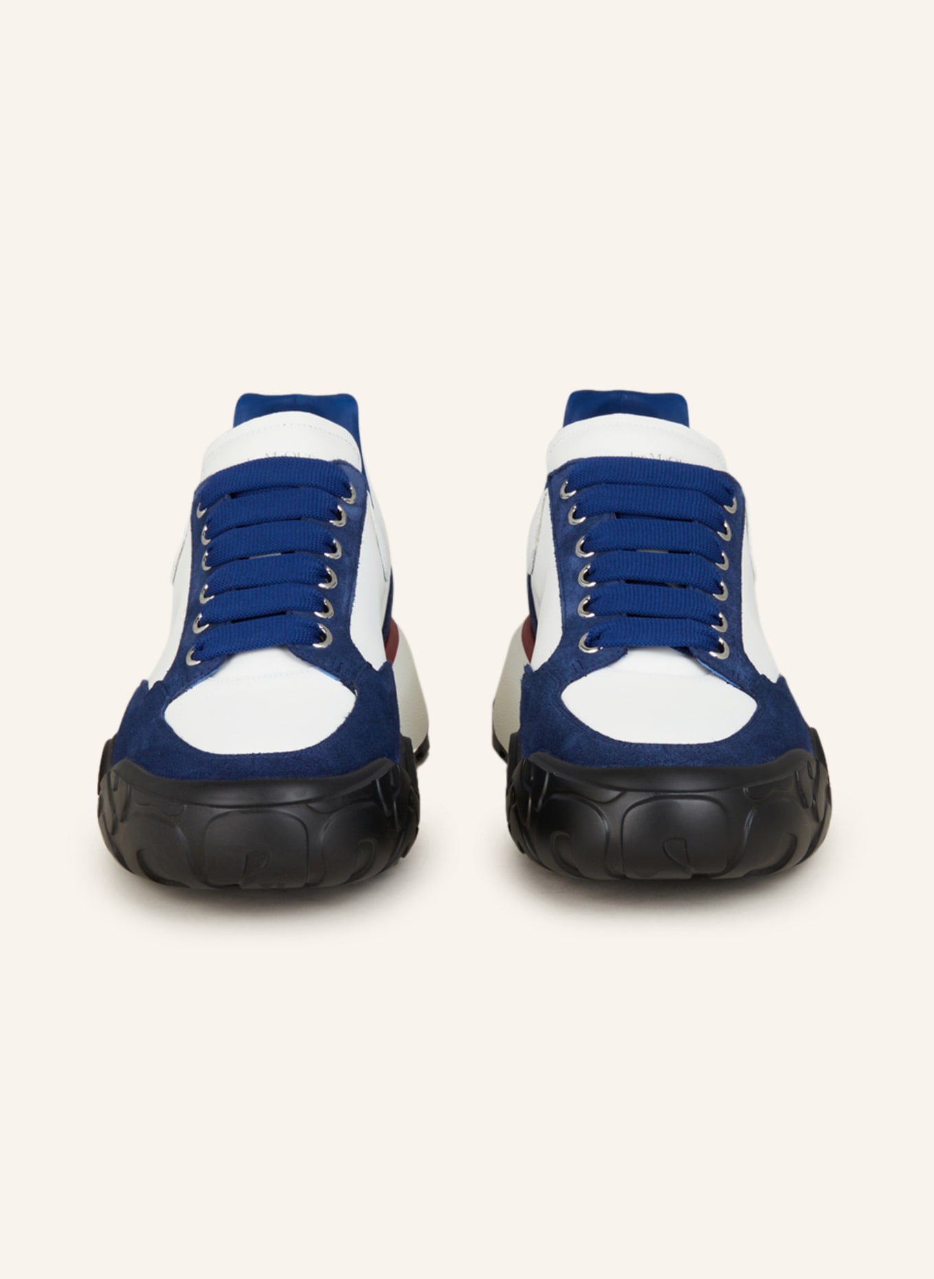 Alexander McQueen Oversized gloss sneakers for Men - Blue in UAE | Level  Shoes