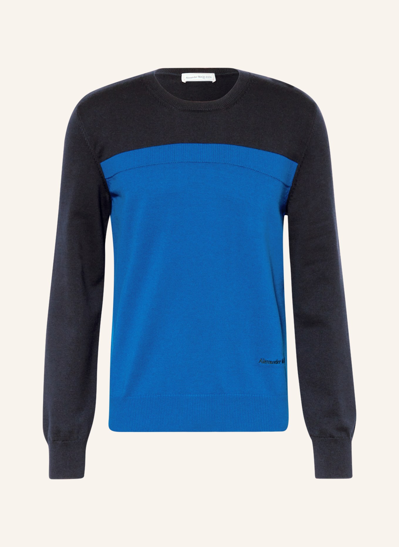 Alexander McQUEEN Sweater, Color: DARK BLUE/ BLUE (Image 1)