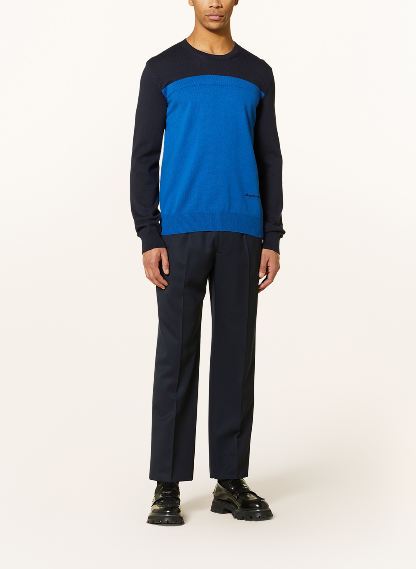 Alexander McQUEEN Sweater, Color: DARK BLUE/ BLUE (Image 2)