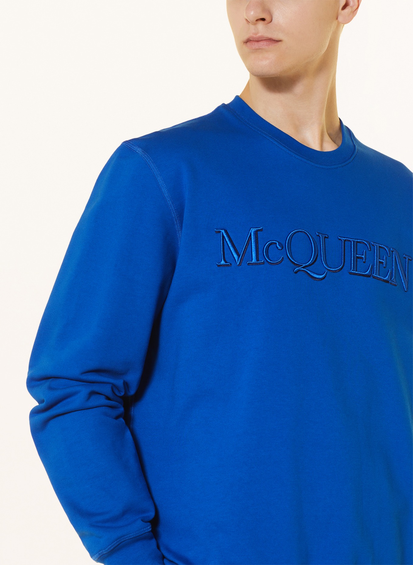 Alexander McQUEEN Bluza nierozpinana, Kolor: NIEBIESKI (Obrazek 4)