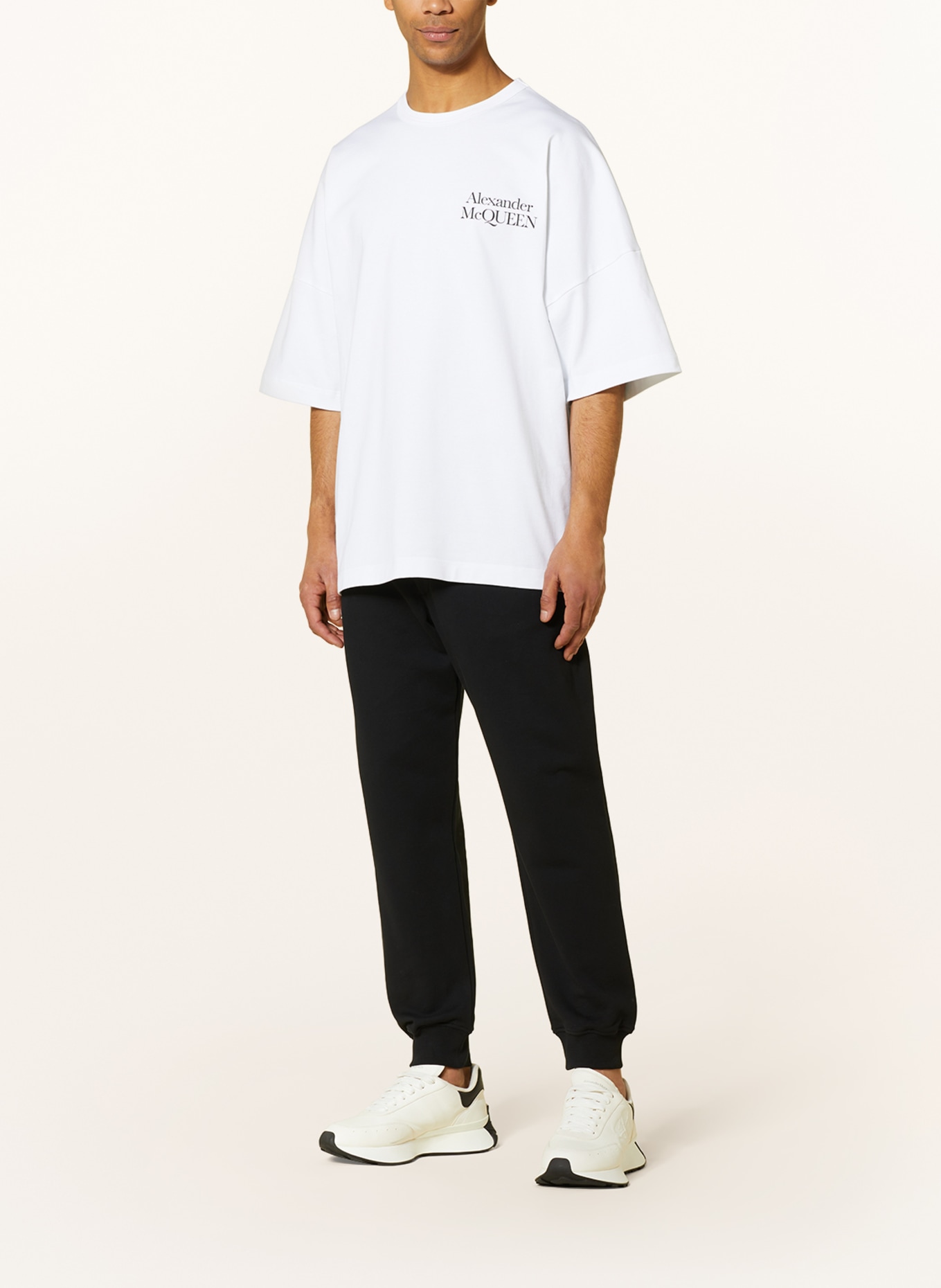 Alexander McQUEEN Oversized shirt, Color: WHITE/ BLACK (Image 3)