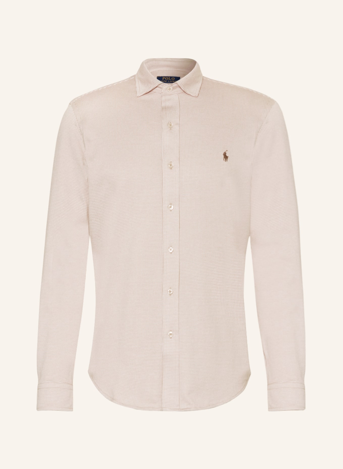 POLO RALPH LAUREN Jersey shirt regular fit, Color: CREAM/ WHITE (Image 1)