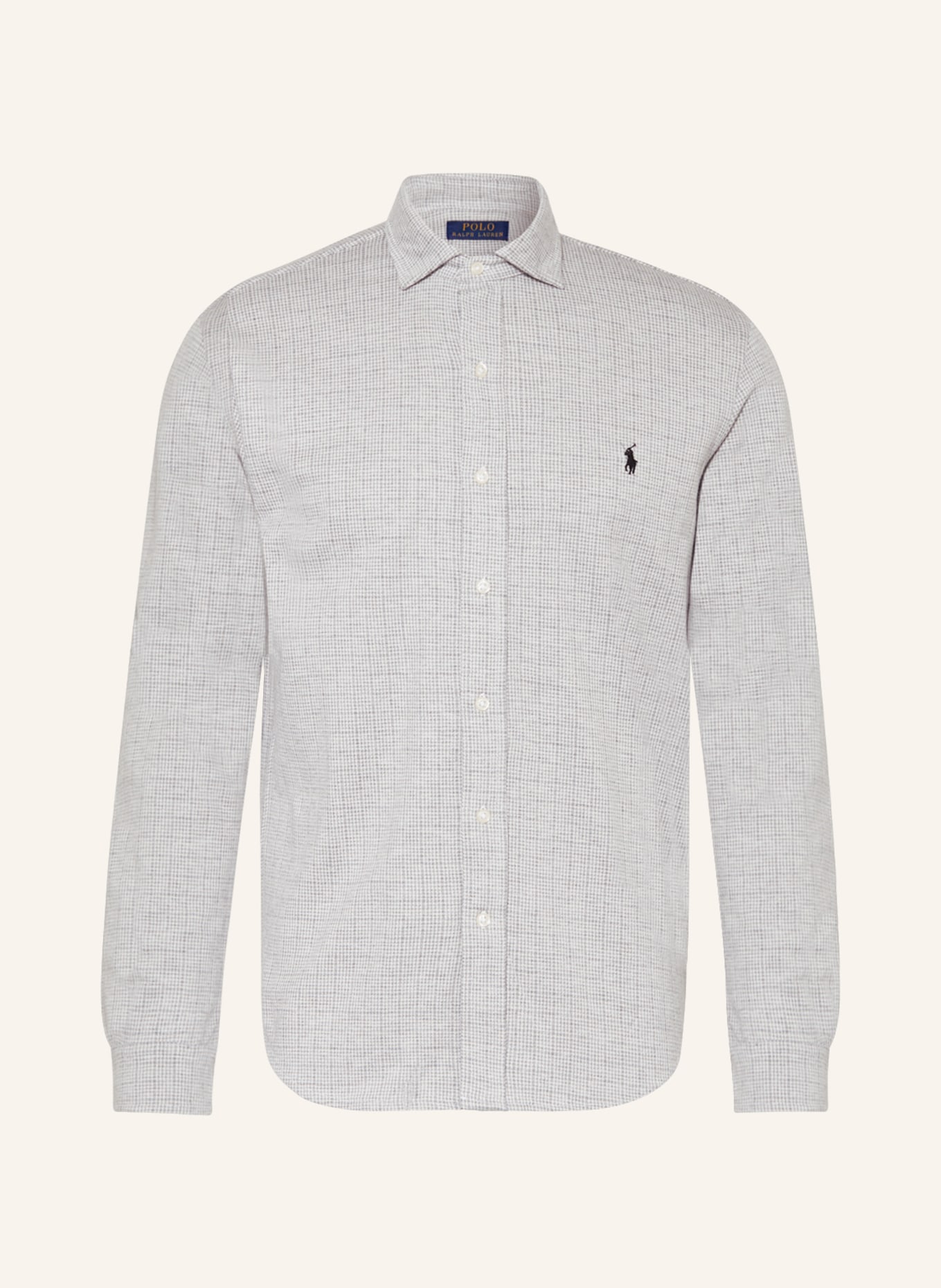 POLO RALPH LAUREN Flannel shirt regular fit, Color: WHITE/ LIGHT GRAY (Image 1)