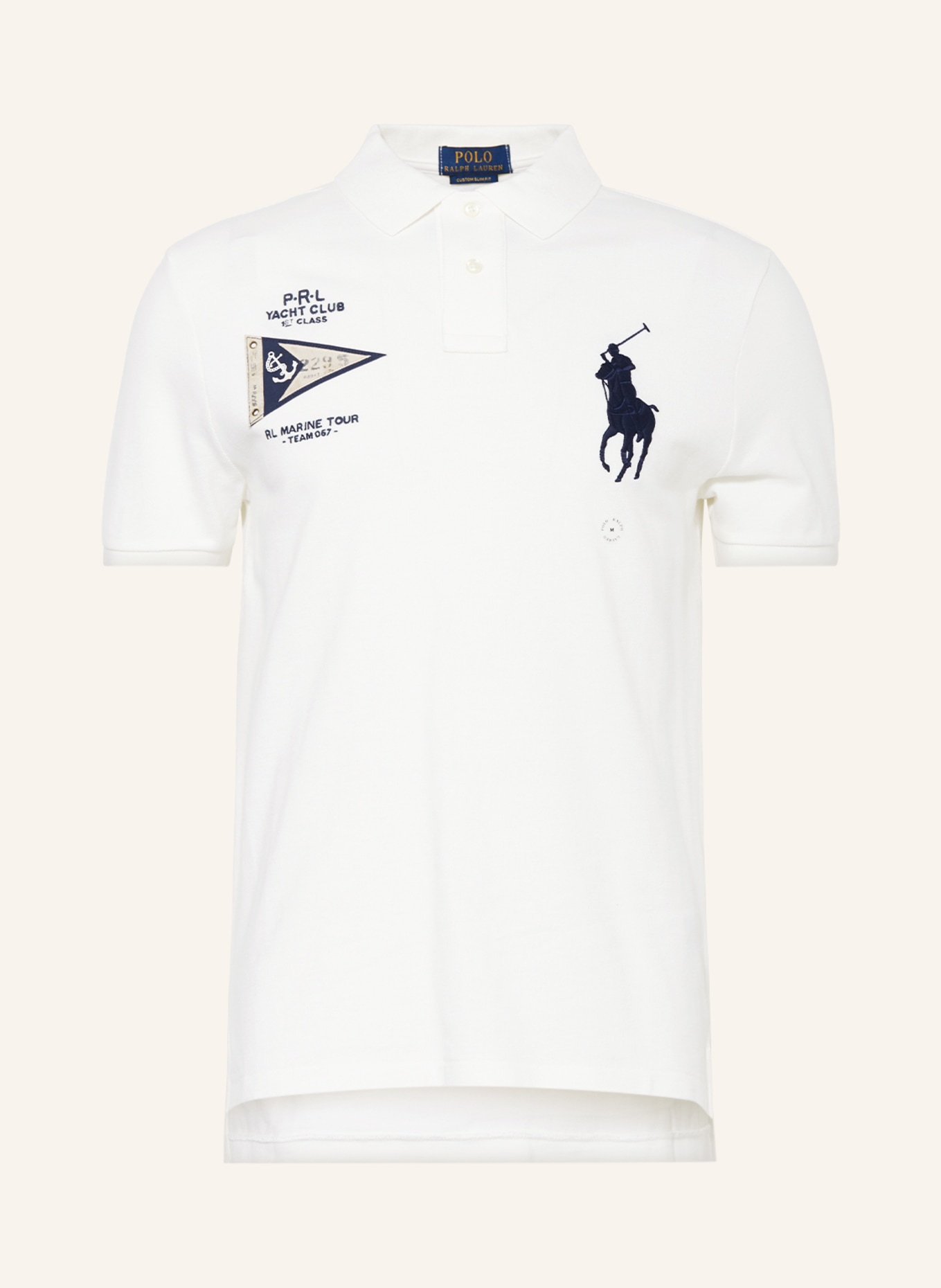 POLO RALPH LAUREN Piqué polo shirt, Color: WHITE (Image 1)