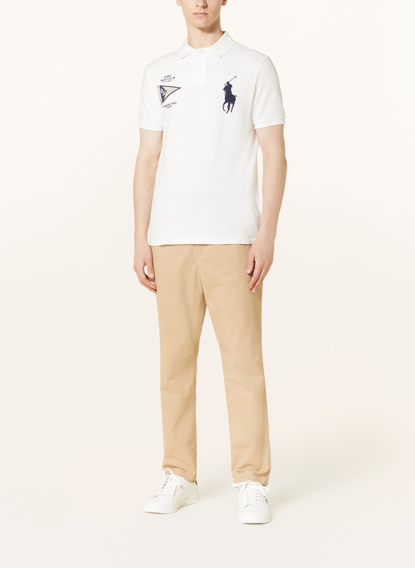 POLO RALPH LAUREN Piqué polo shirt, Color: WHITE (Image 2)