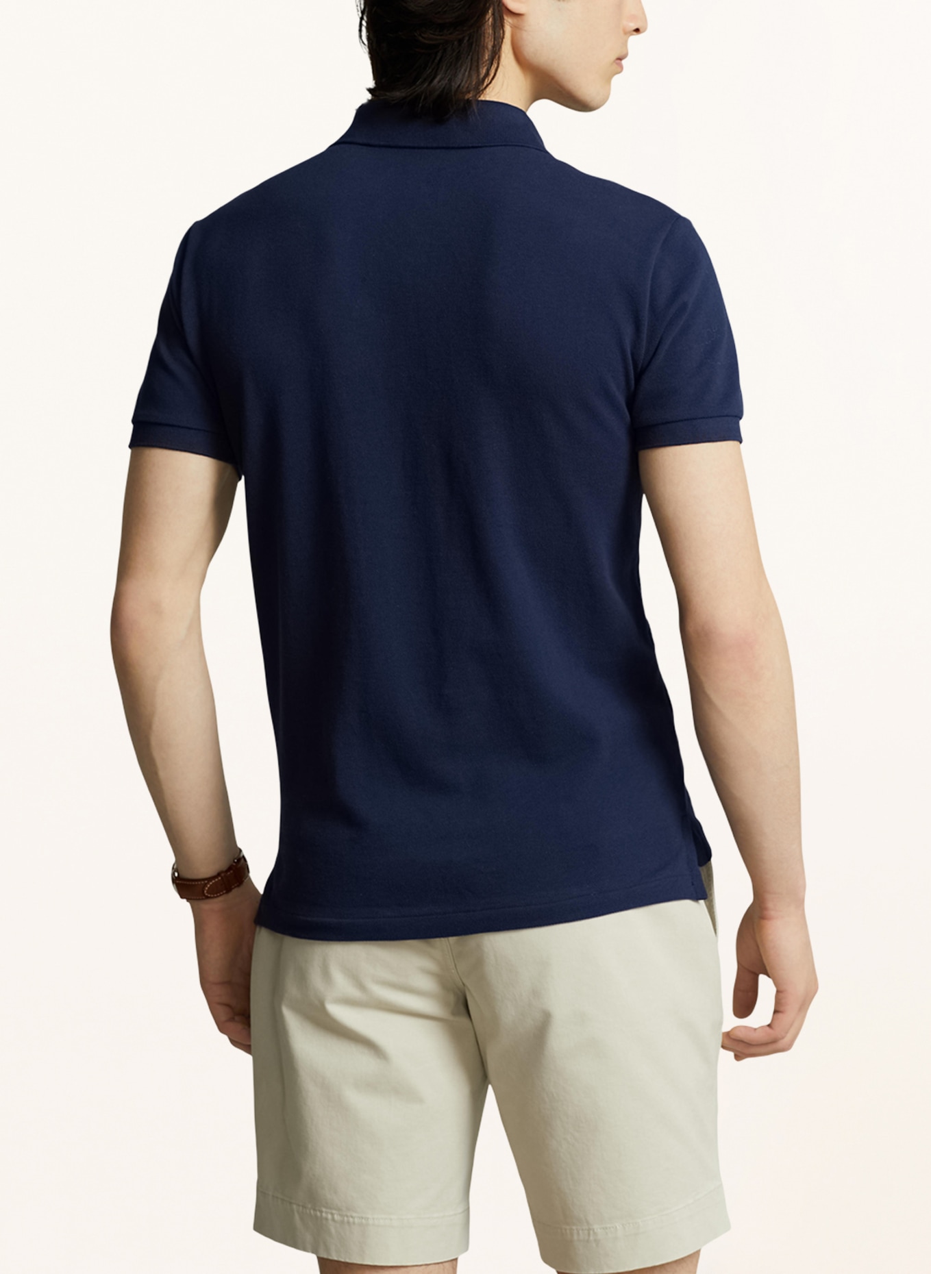 POLO RALPH LAUREN Piqué polo shirt, Color: DARK BLUE (Image 3)