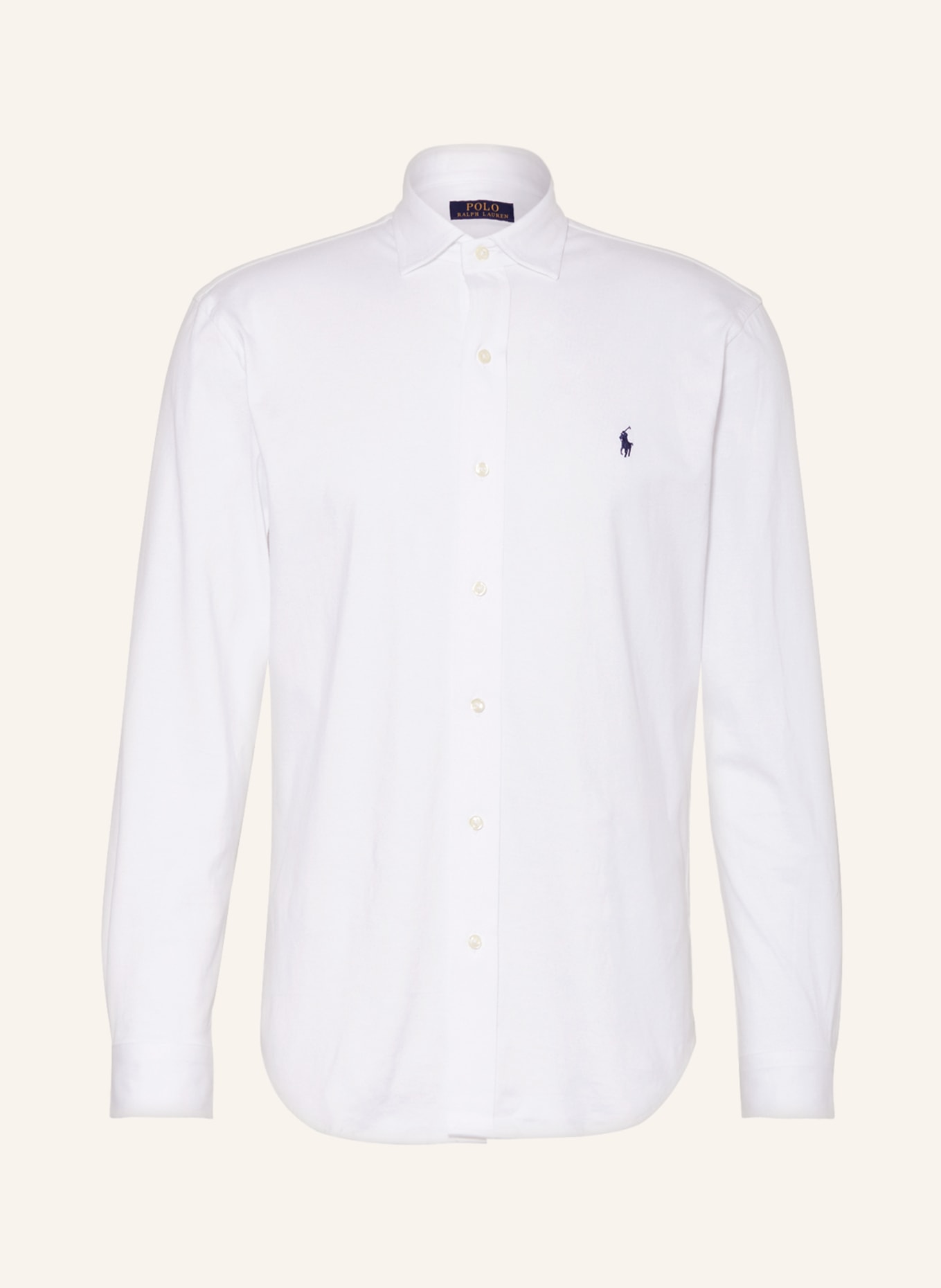 POLO RALPH LAUREN Jersey shirt regular fit, Color: WHITE(Image null)