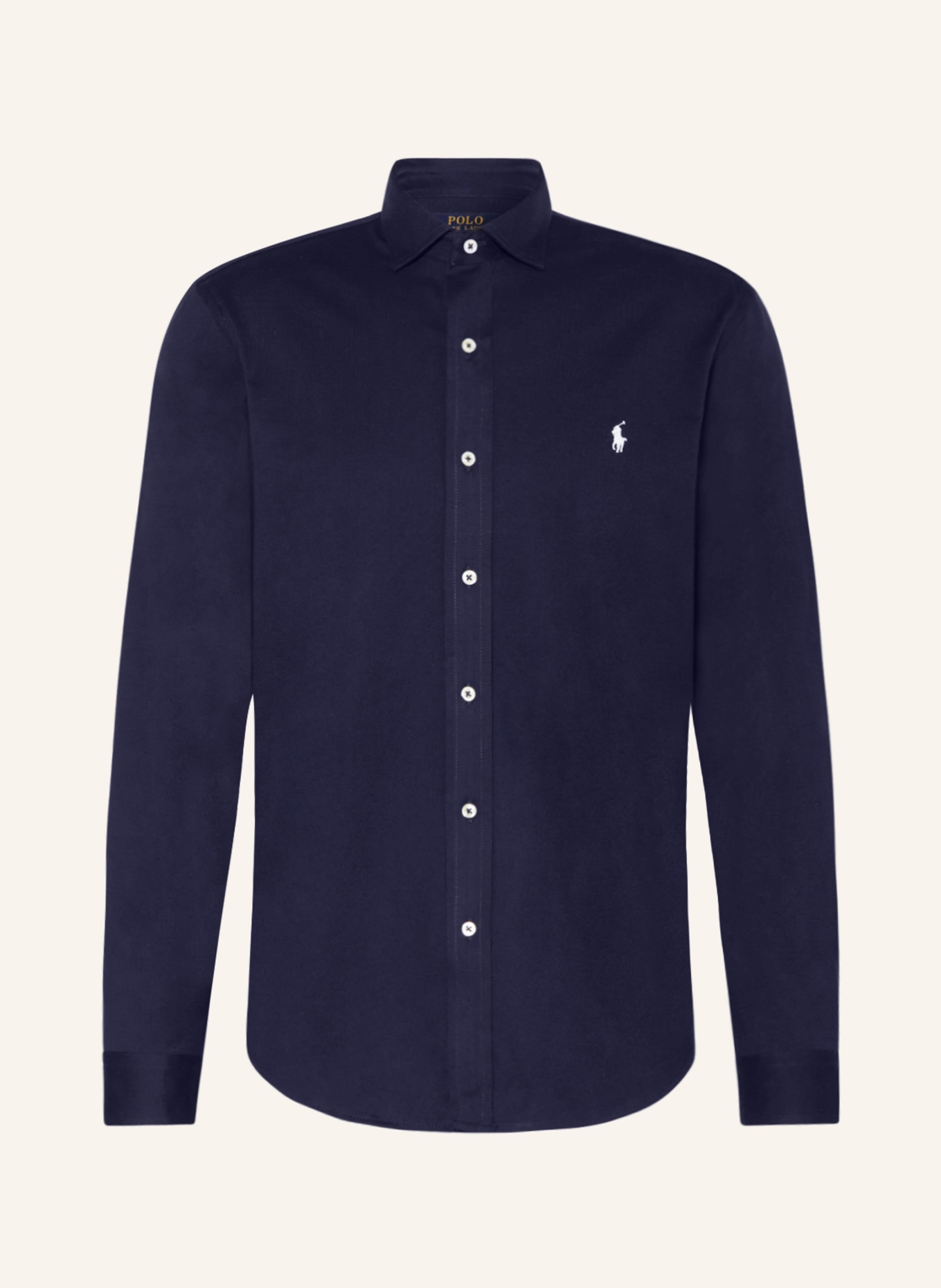 POLO RALPH LAUREN Jersey shirt regular fit, Color: DARK BLUE (Image 1)