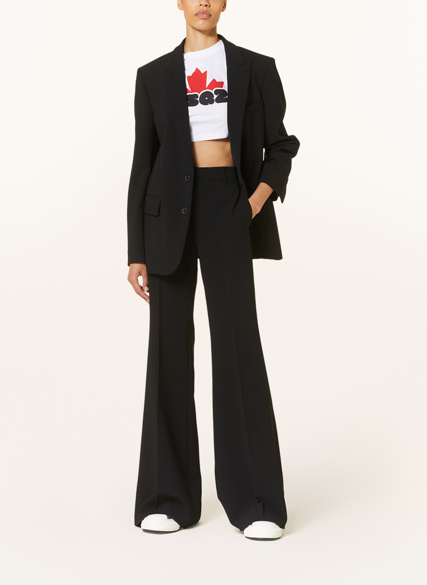 DSQUARED2 Cropped-Shirt, Farbe: WEISS (Bild 2)