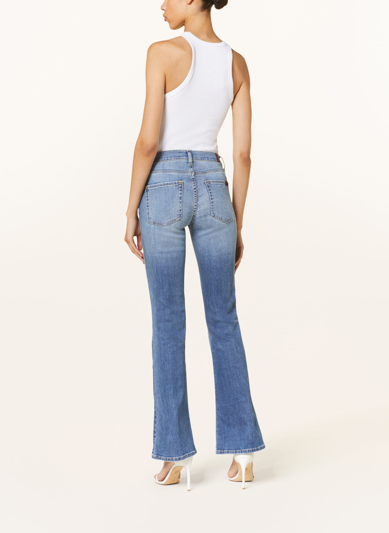 7 for all mankind Bootcut Jeans TAILORLESS ENGAGE, Farbe: GE MID BLUE (Bild 3)