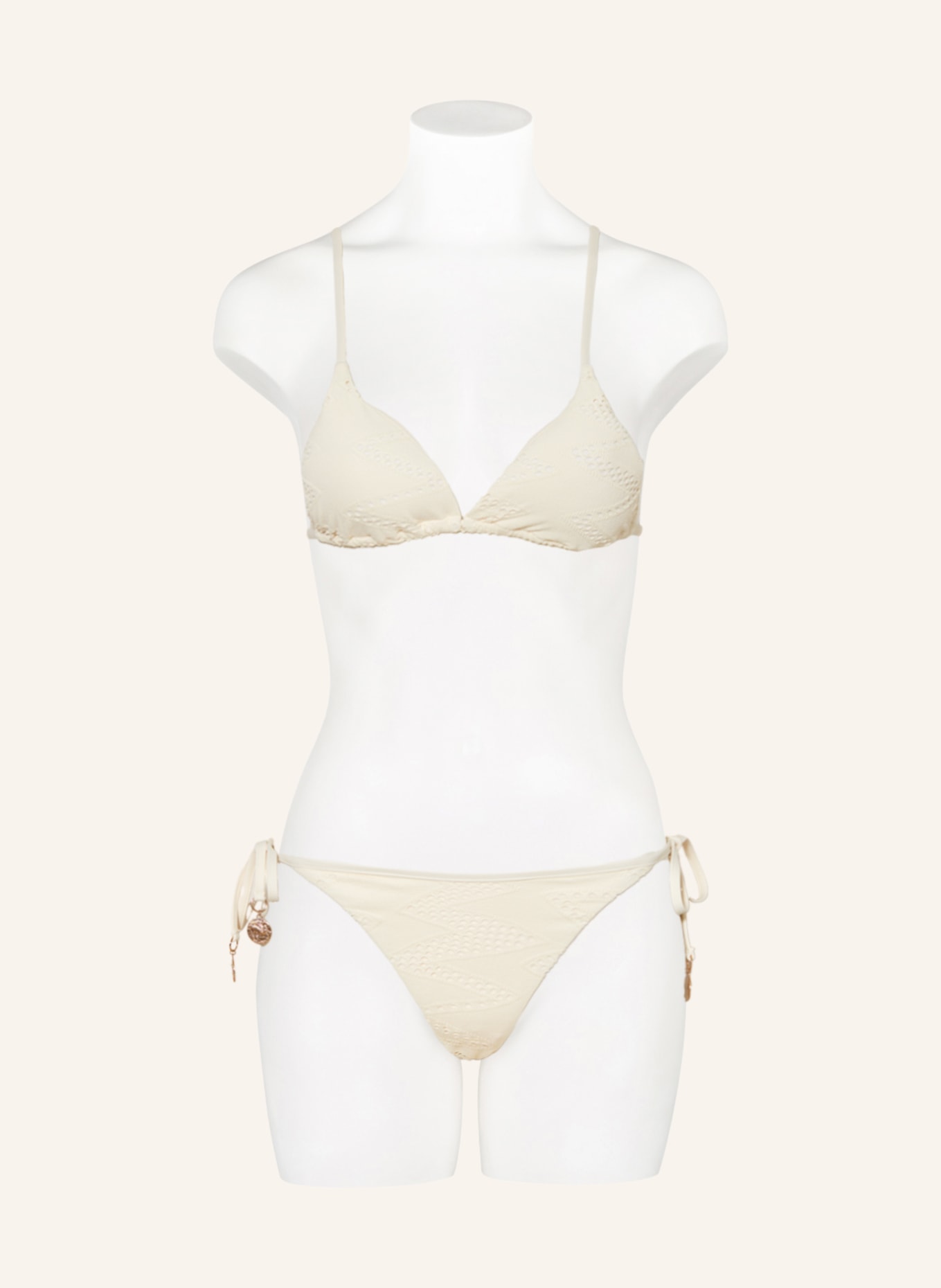 SEAFOLLY Triangle bikini bottoms CHIARA, Color: ECRU (Image 2)