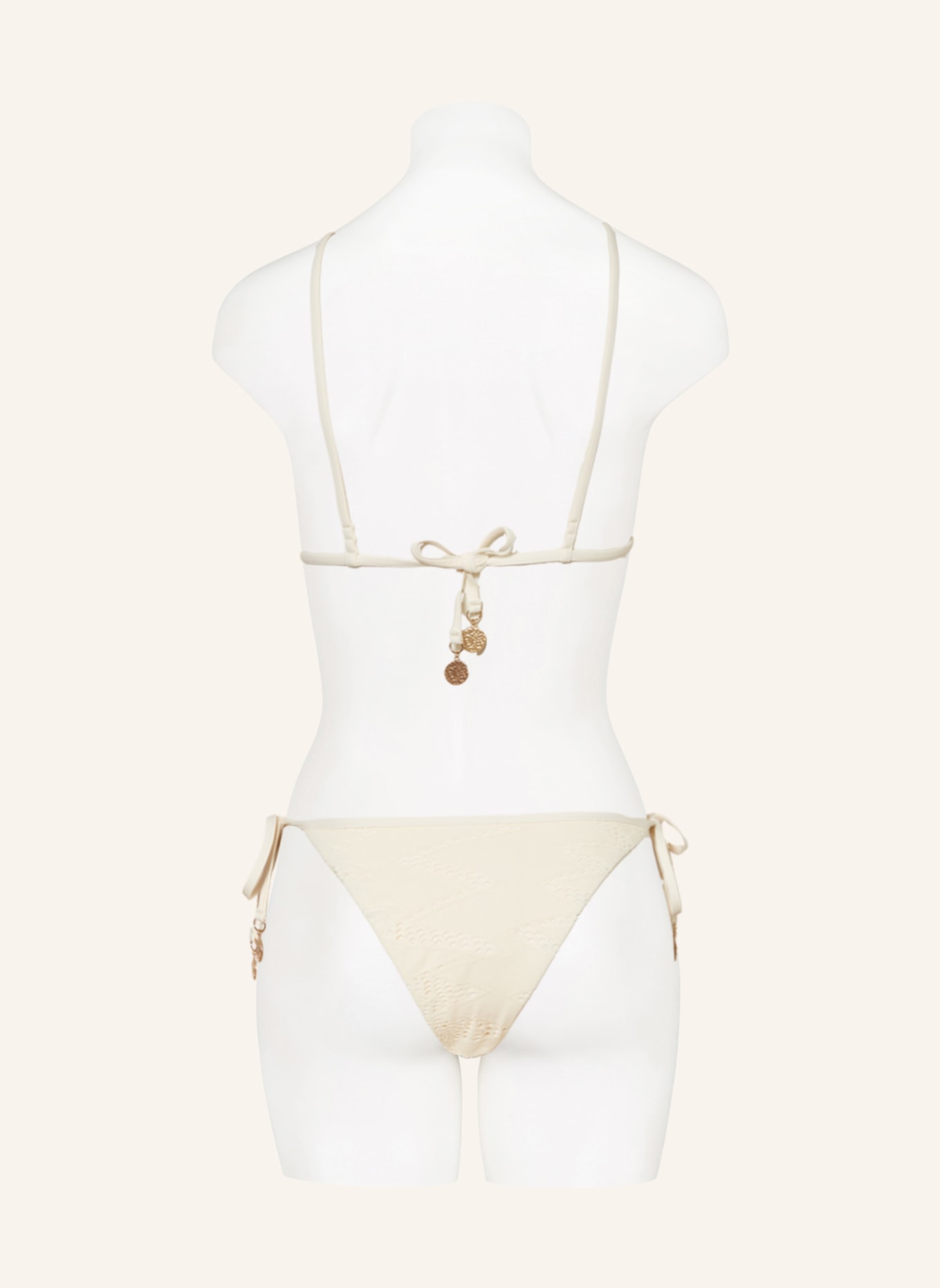 SEAFOLLY Triangle bikini bottoms CHIARA, Color: ECRU (Image 3)