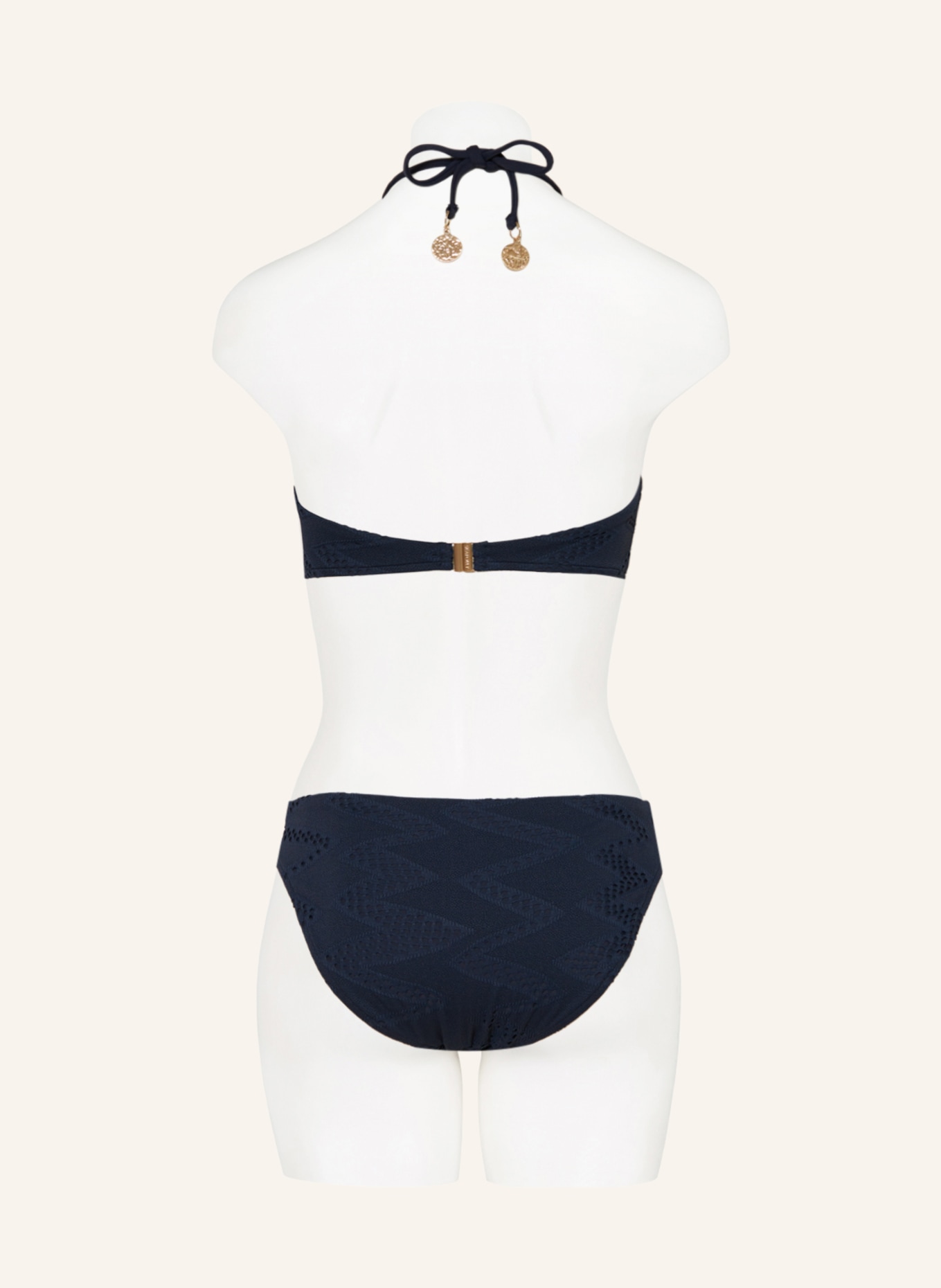 SEAFOLLY Halter neck bikini top CHIARA, Color: DARK BLUE (Image 3)