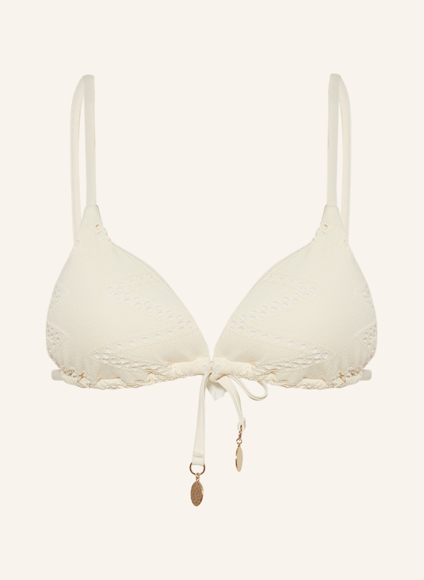 SEAFOLLY Triangel-Bikini-Top CHIARA, Farbe: ECRU (Bild 1)