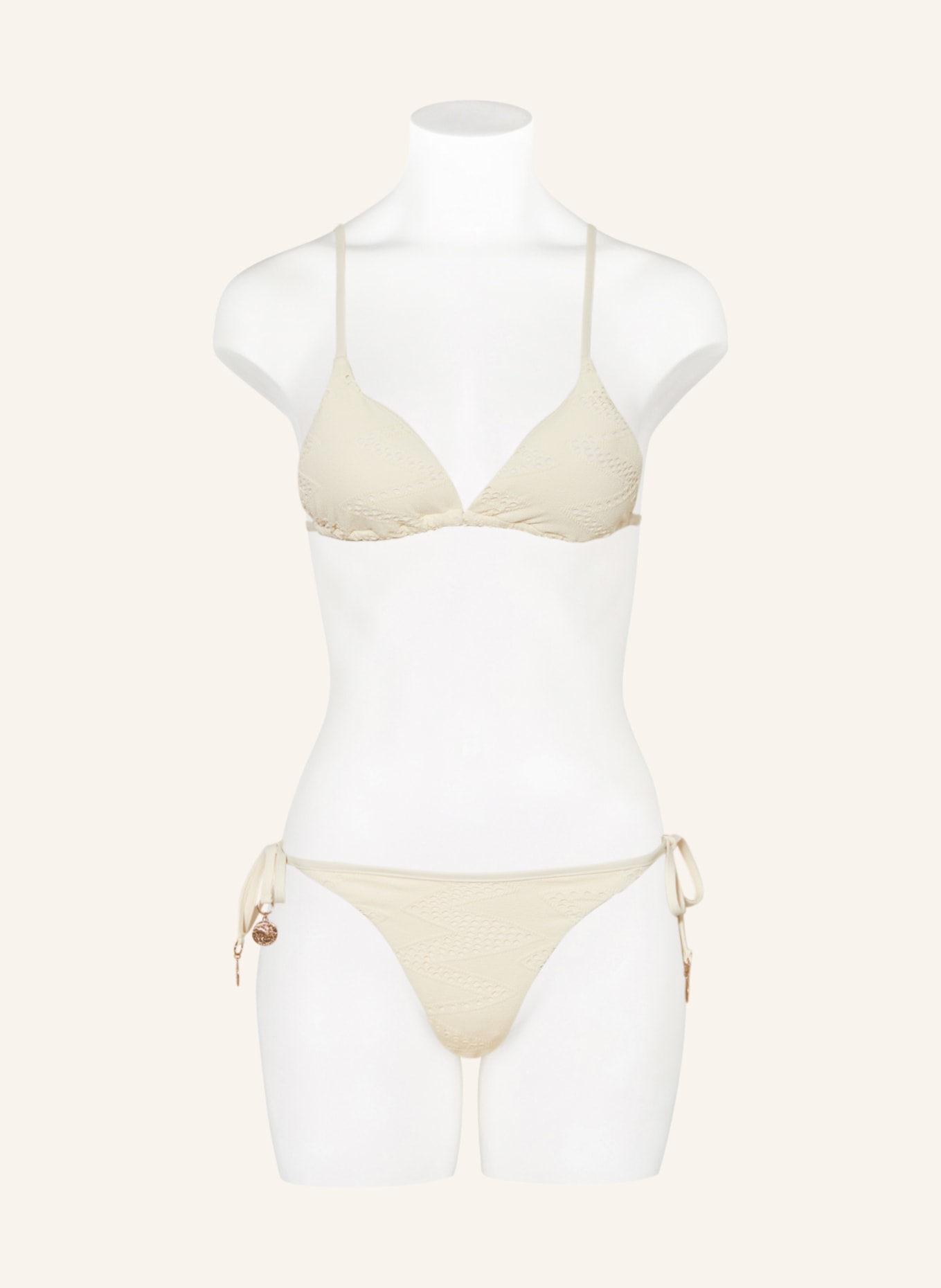 SEAFOLLY Triangel-Bikini-Top CHIARA, Farbe: ECRU (Bild 2)