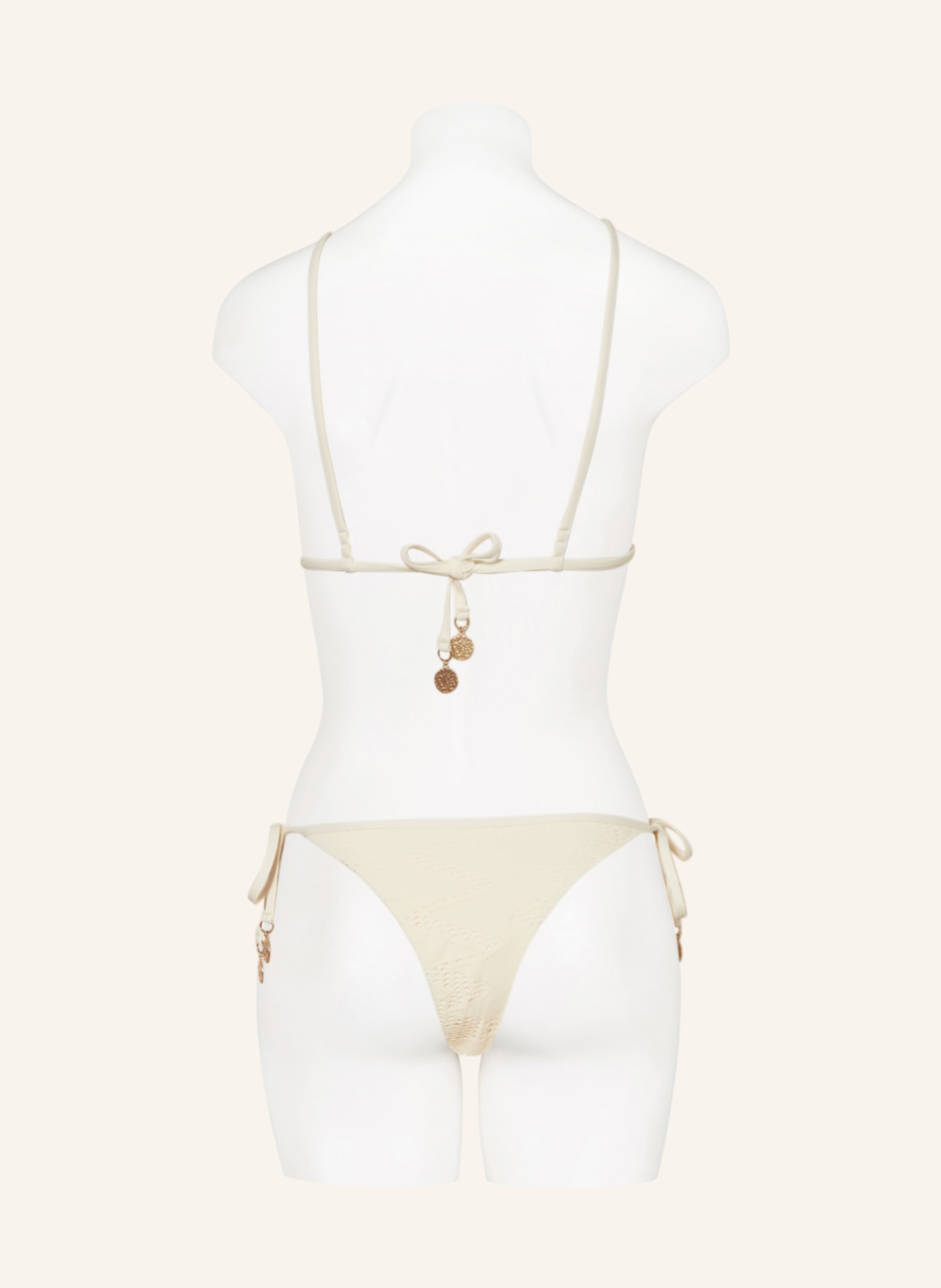 SEAFOLLY Triangle bikini top CHIARA, Color: ECRU (Image 3)