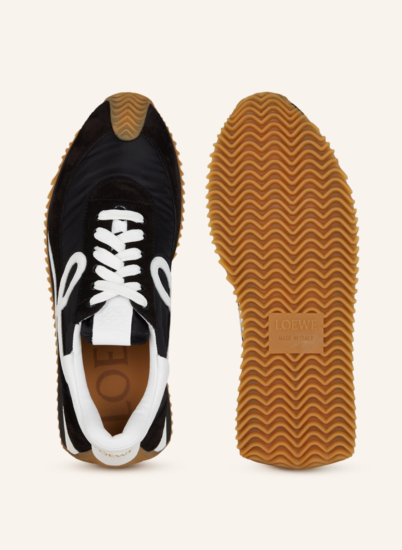 LOEWE Sneakers FLOW RUNNER, Color: WHITE/ BLACK (Image 5)