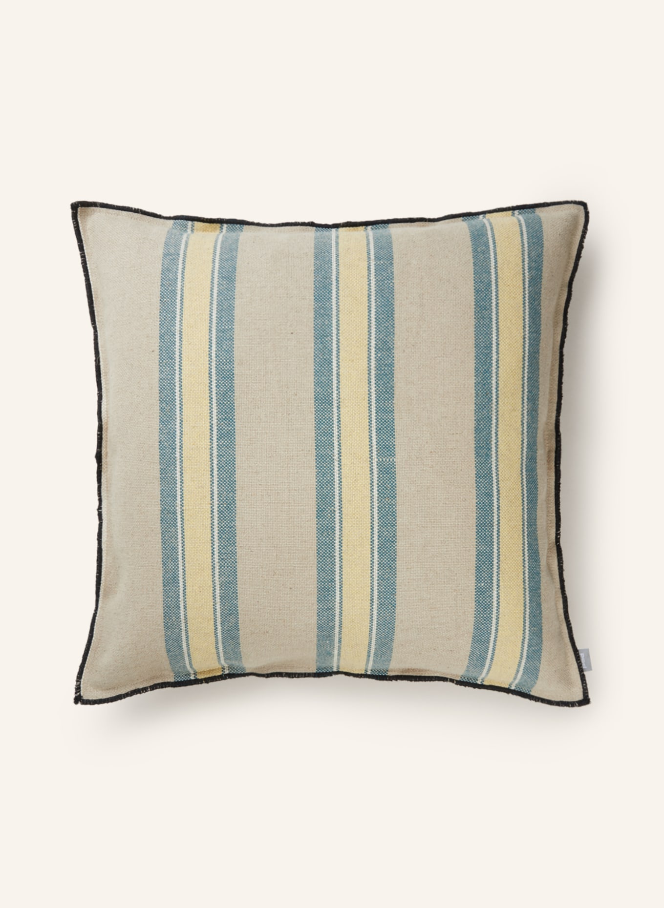PAD Decorative cushion cover TOILE, Color: CREAM/ TEAL/ YELLOW (Image 1)