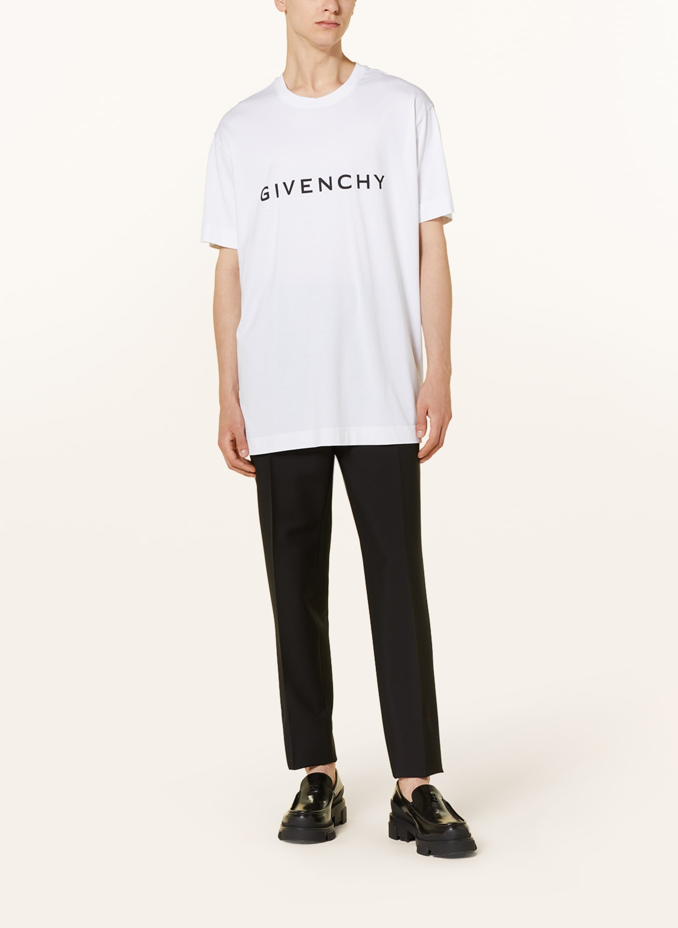 GIVENCHY Oversized-Shirt, Farbe: WEISS/ SCHWARZ (Bild 2)
