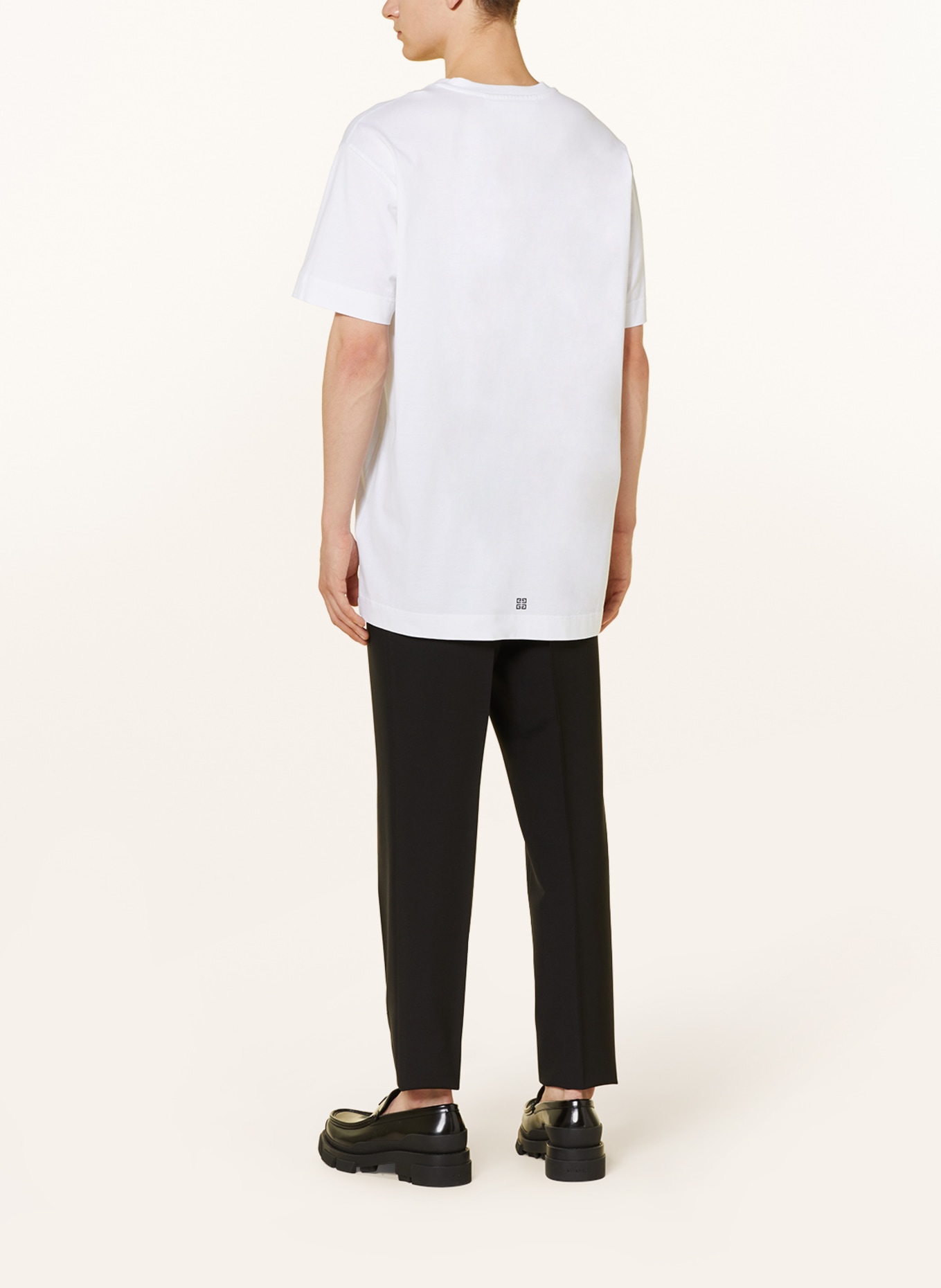GIVENCHY Oversized shirt, Color: WHITE/ BLACK (Image 3)