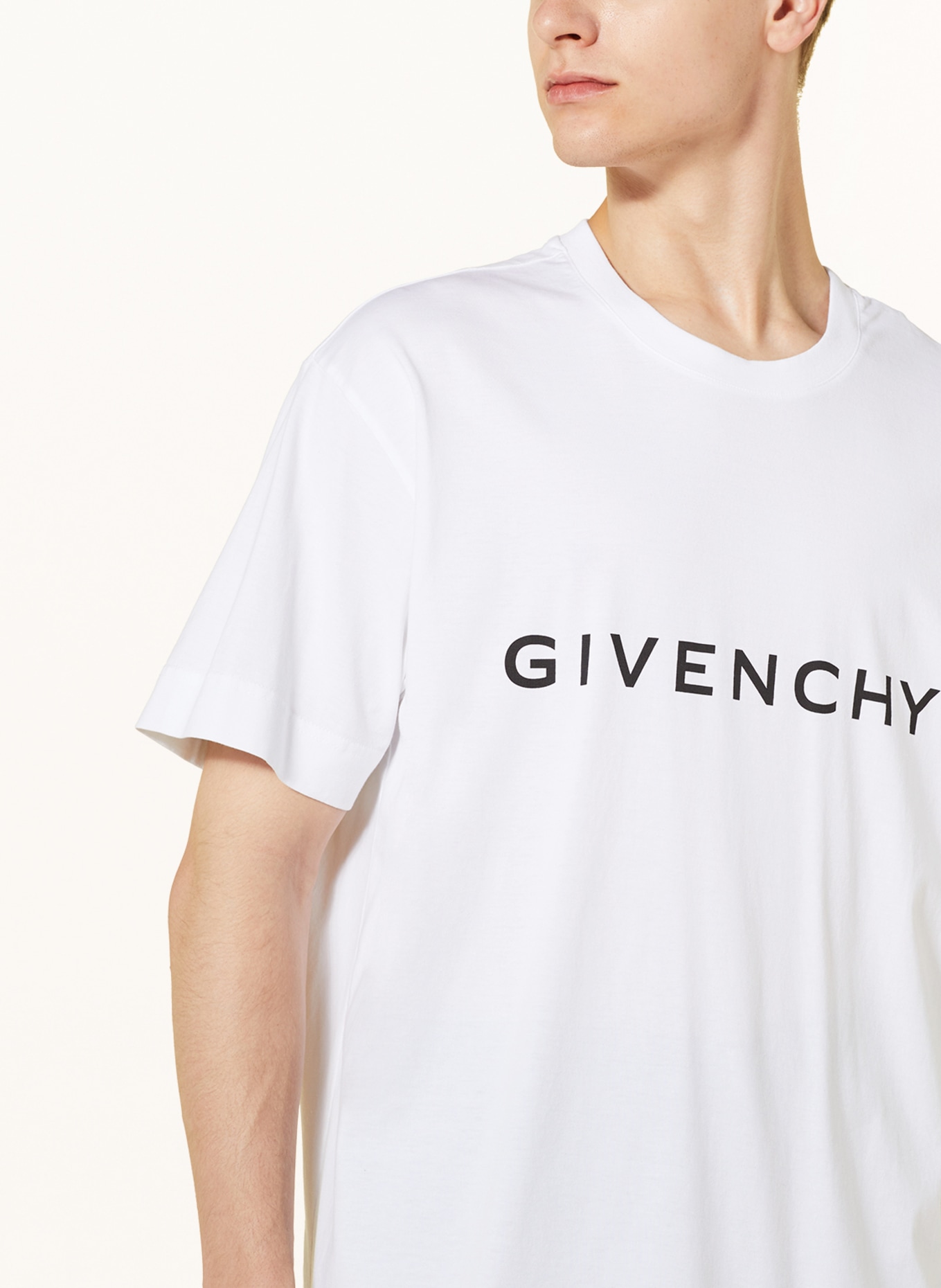 GIVENCHY Oversized shirt, Color: WHITE/ BLACK (Image 4)