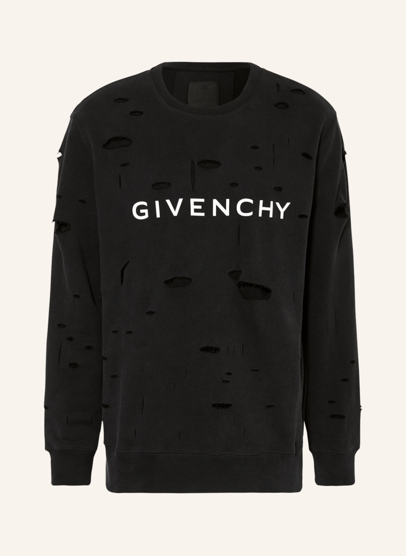 GIVENCHY Sweatshirt, Color: BLACK/ WHITE (Image 1)