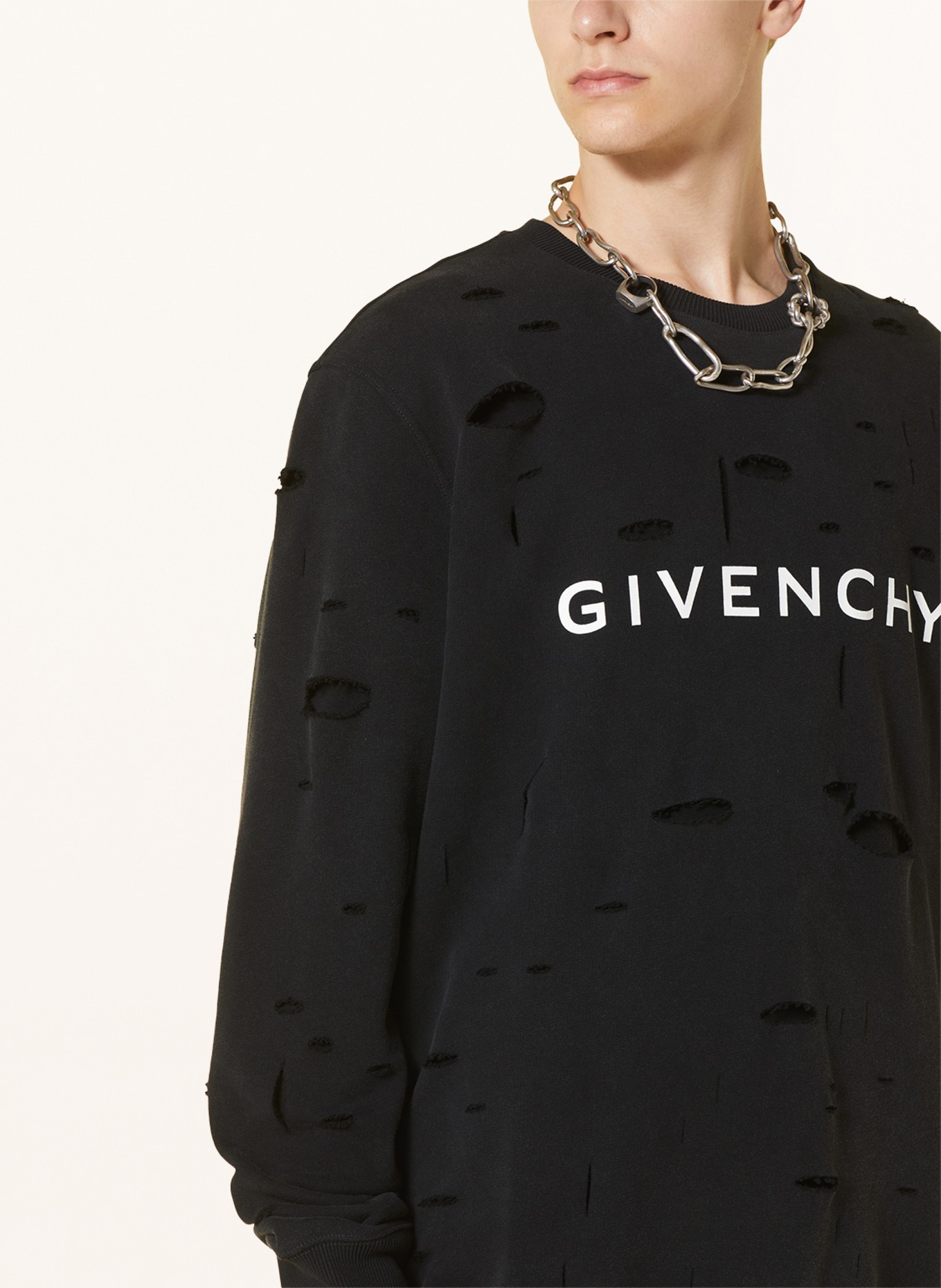 GIVENCHY Sweatshirt, Color: BLACK/ WHITE (Image 4)