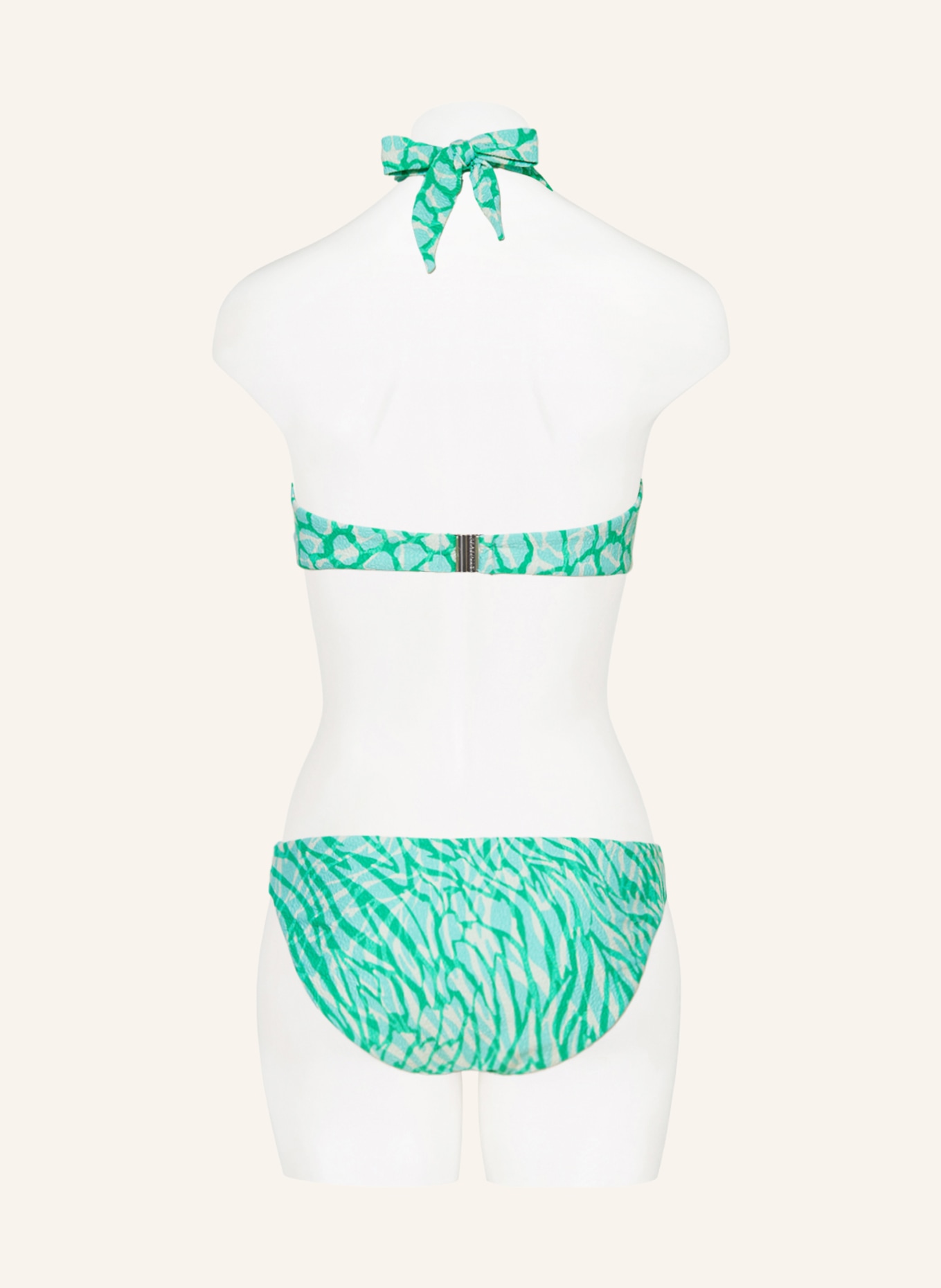 SEAFOLLY Basic bikini bottoms ANIMAL INSTINCT, Color: TURQUOISE/ GREEN/ CREAM (Image 3)