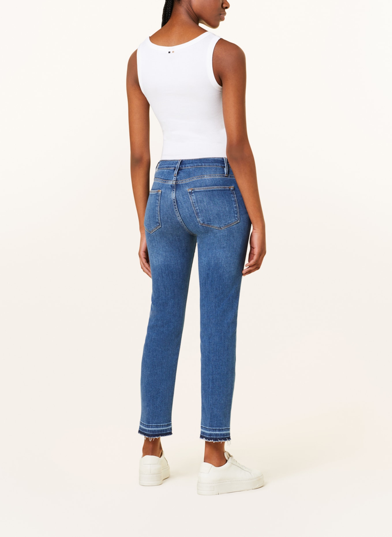 FRAME 7/8 jeans LE HIGH STRAIGHT, Color: SMSN SAMSON (Image 3)