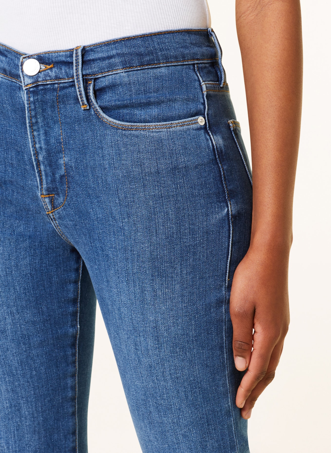 FRAME 7/8 jeans LE HIGH STRAIGHT, Color: SMSN SAMSON (Image 5)