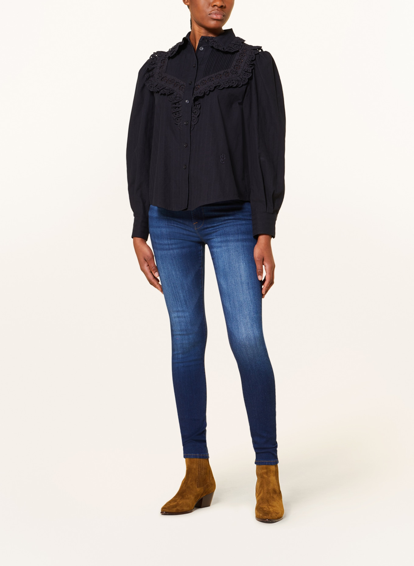 FRAME Skinny jeans LE HIGH SKINNY, Color: KTRG KETTERING (Image 2)