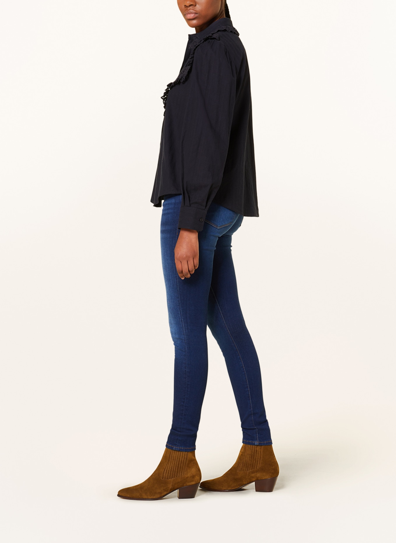 FRAME Skinny Jeans LE HIGH SKINNY, Farbe: KTRG KETTERING (Bild 4)