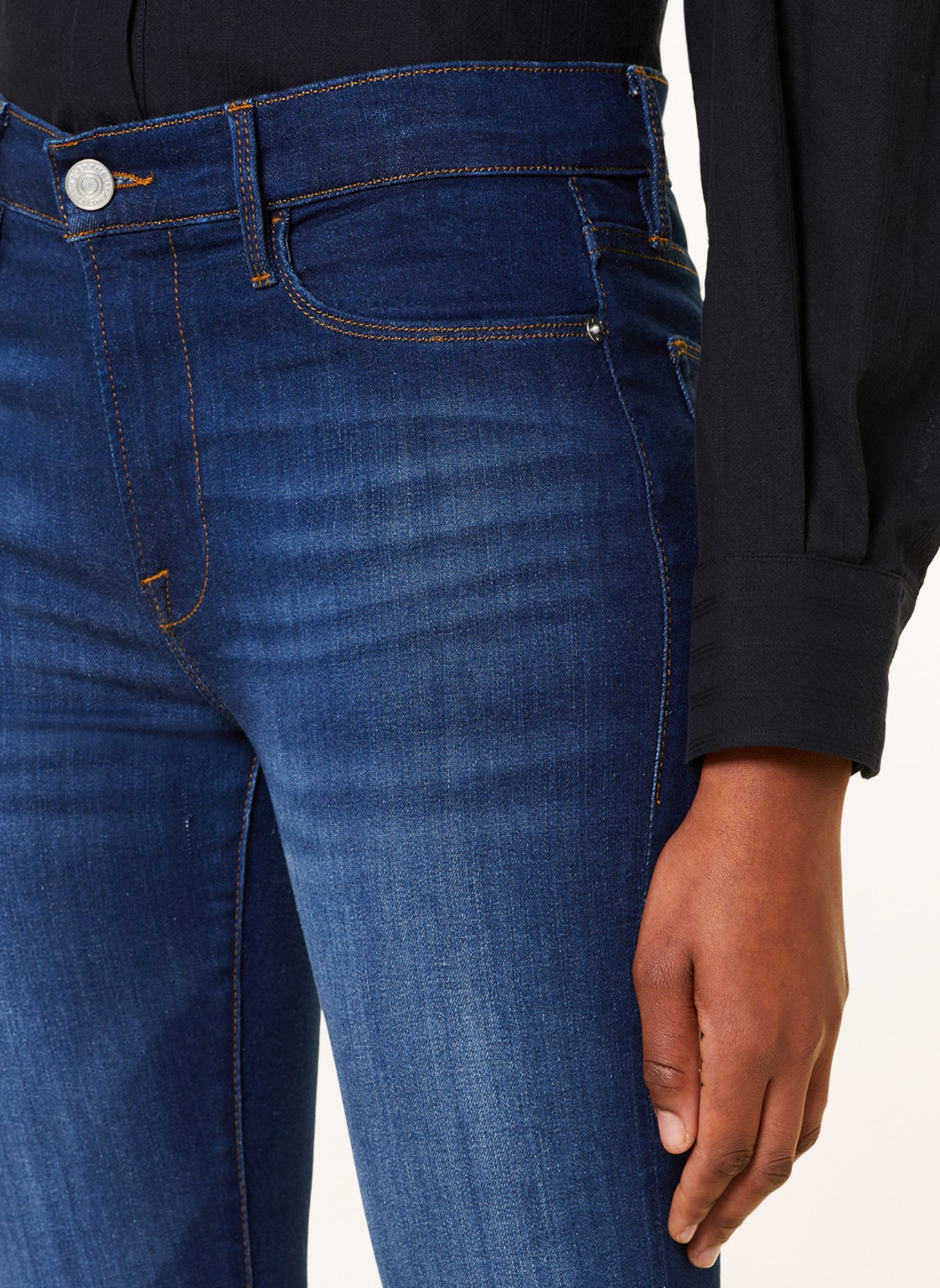 FRAME Skinny jeans LE HIGH SKINNY, Color: KTRG KETTERING (Image 5)