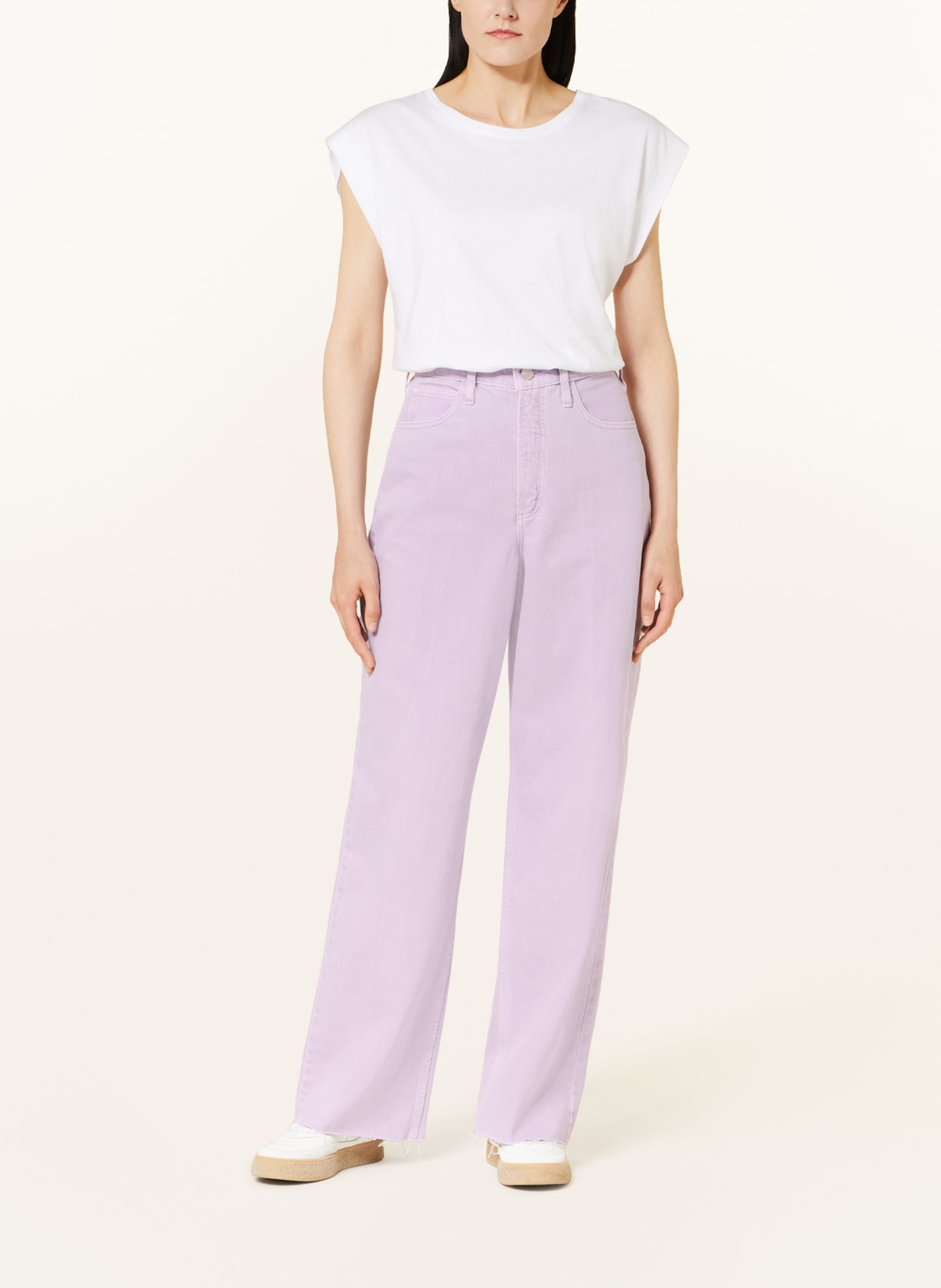 FRAME Jeans LE HIGH 'N' TIGHT, Color: WALI WASHED LILAC (Image 2)