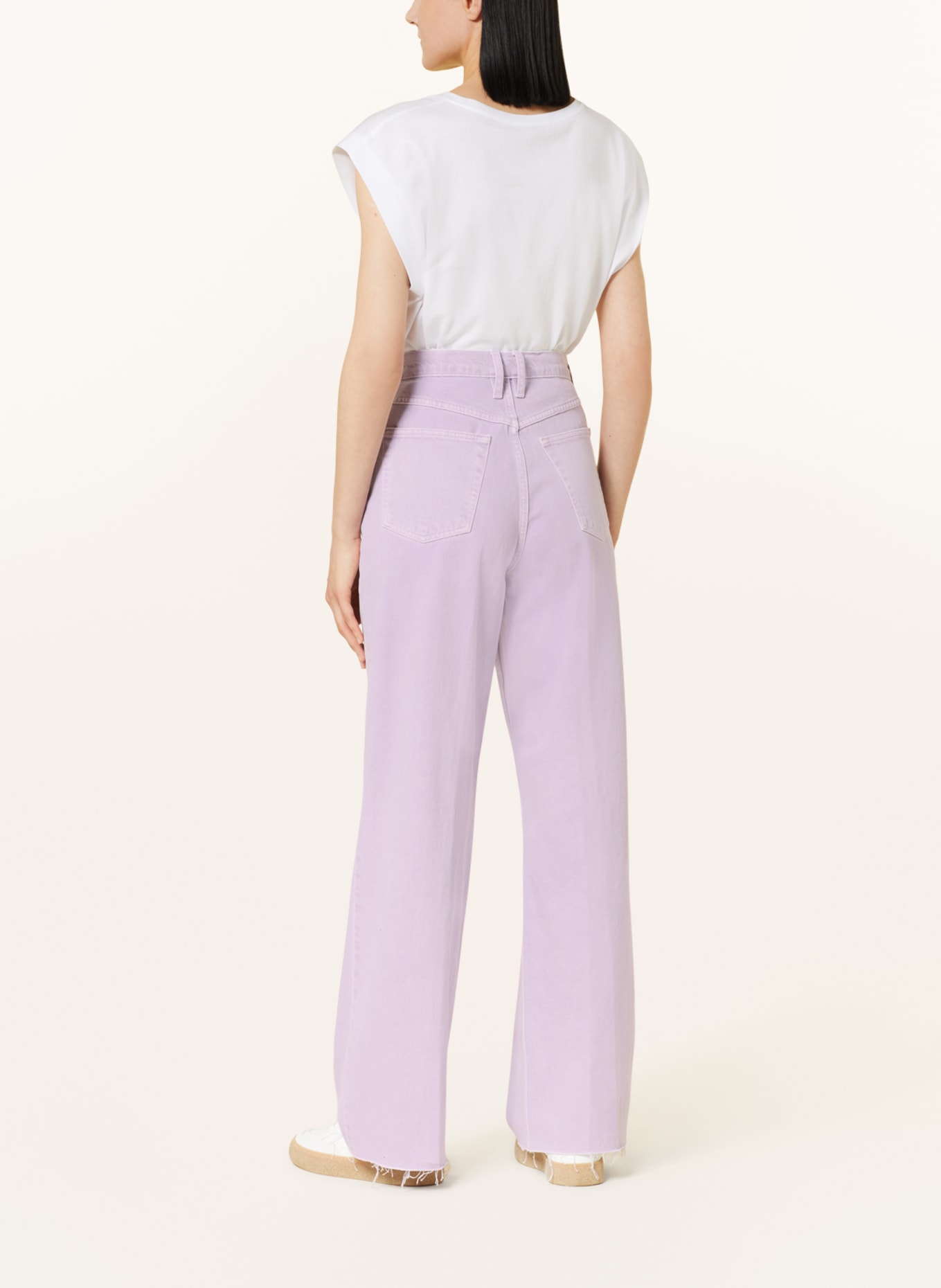FRAME Jeans LE HIGH 'N' TIGHT, Color: WALI WASHED LILAC (Image 3)