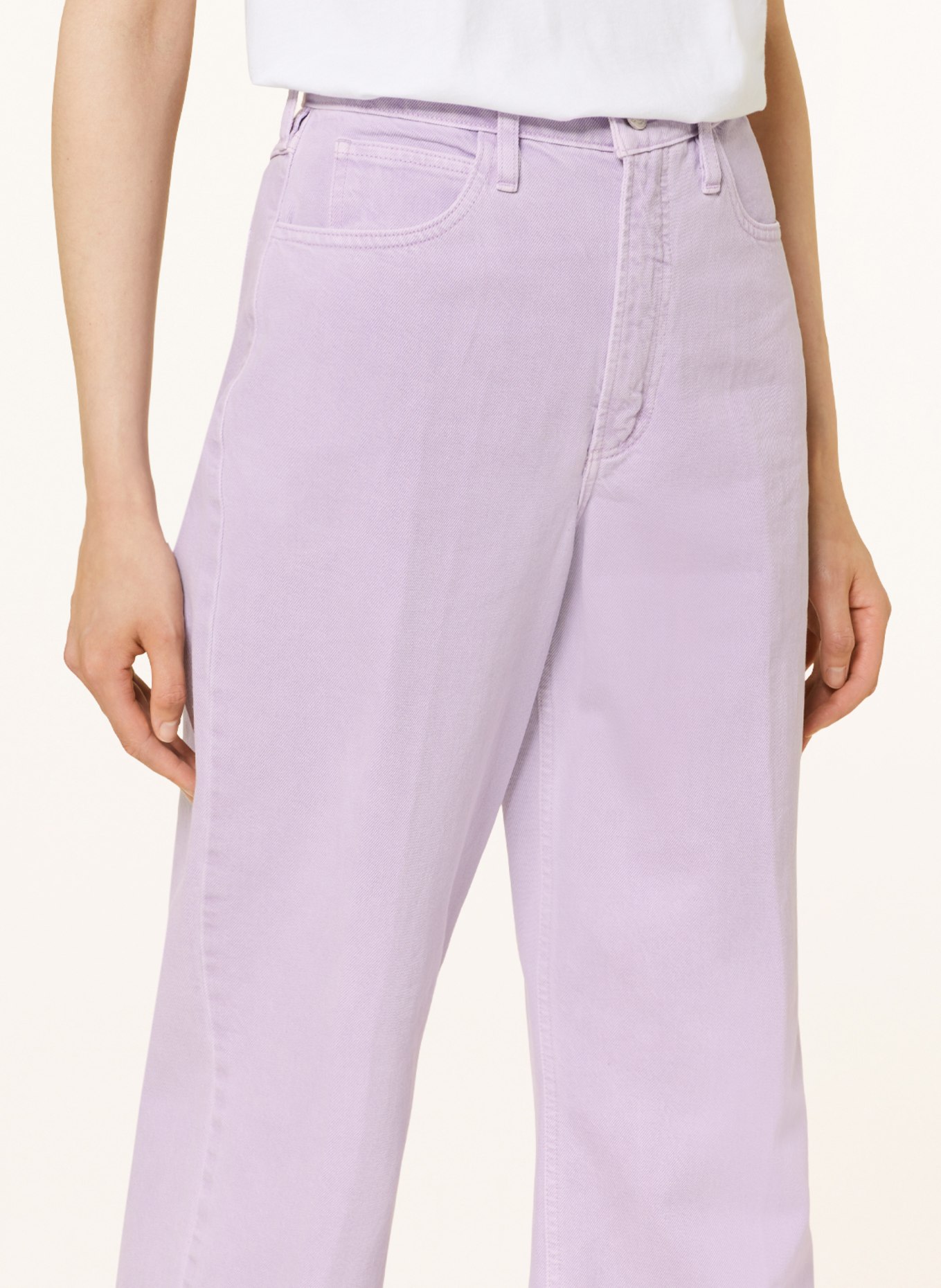 FRAME Jeans LE HIGH 'N' TIGHT, Color: WALI WASHED LILAC (Image 5)