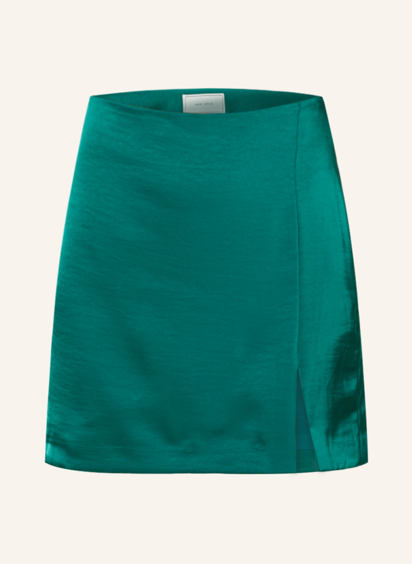 NEO NOIR Satin skirt SIENNA, Color: GREEN (Image 1)