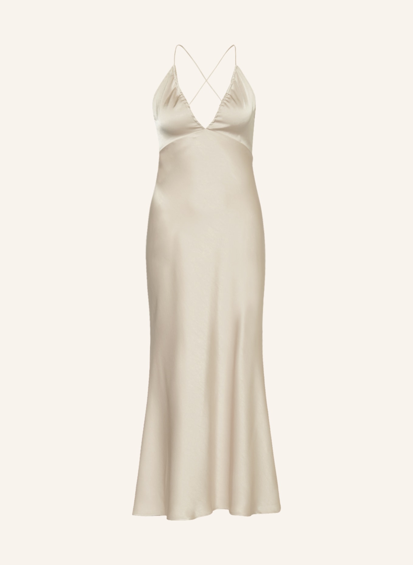 Rund ned is Misforståelse NEO NOIR Satin dress JOLLY with cut-out in nude | Breuninger