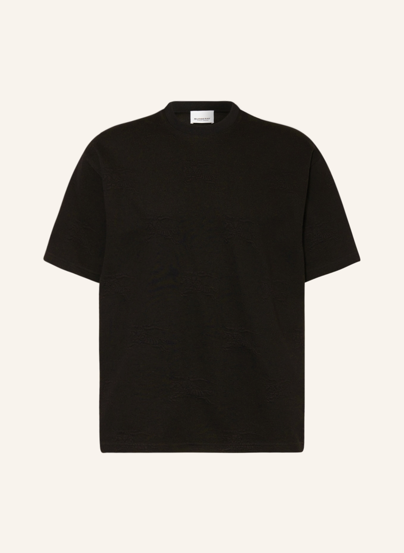 BURBERRY Piqué shirt WILLESDEN, Color: BLACK (Image 1)