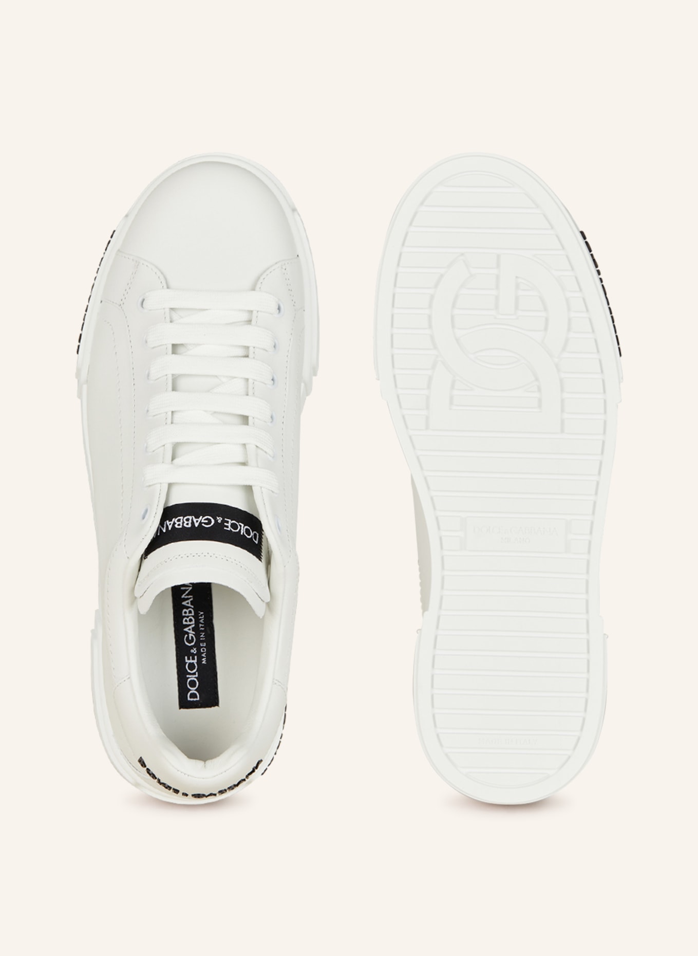 DOLCE & GABBANA Sneakers PORTOFINO, Color: WHITE (Image 5)