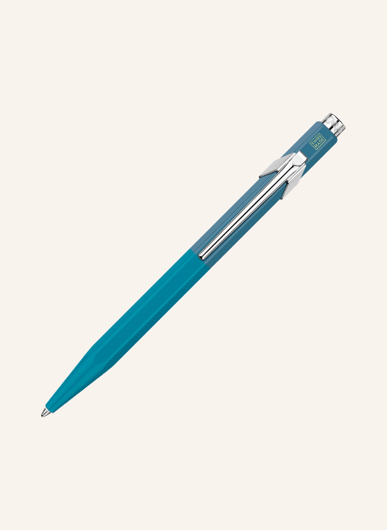 CARAN d'ACHE Kugelschreiber 849 PAUL SMITH, Farbe: NEONBLAU/ BLAUGRAU (Bild 1)