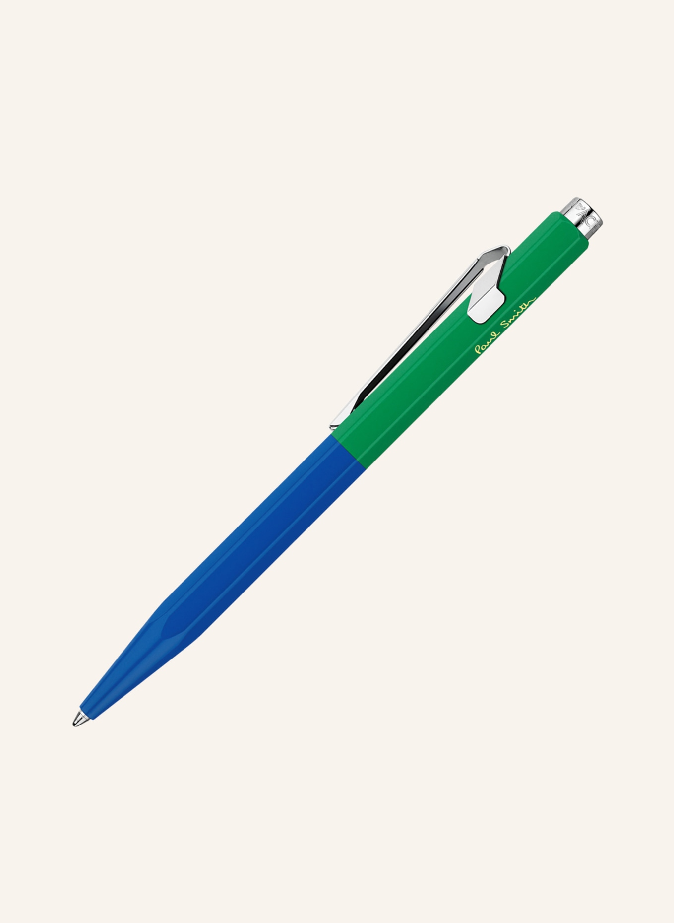 CARAN d'ACHE Ballpoint pen 849 PAUL SMITH: BLUE / GREEN