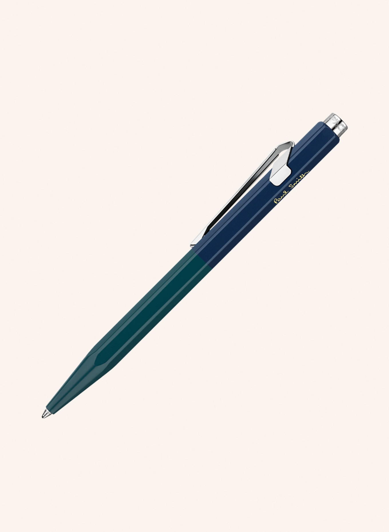 CARAN d'ACHE Ballpoint pen 849 PAUL SMITH, Color: TEAL/ DARK BLUE (Image 2)