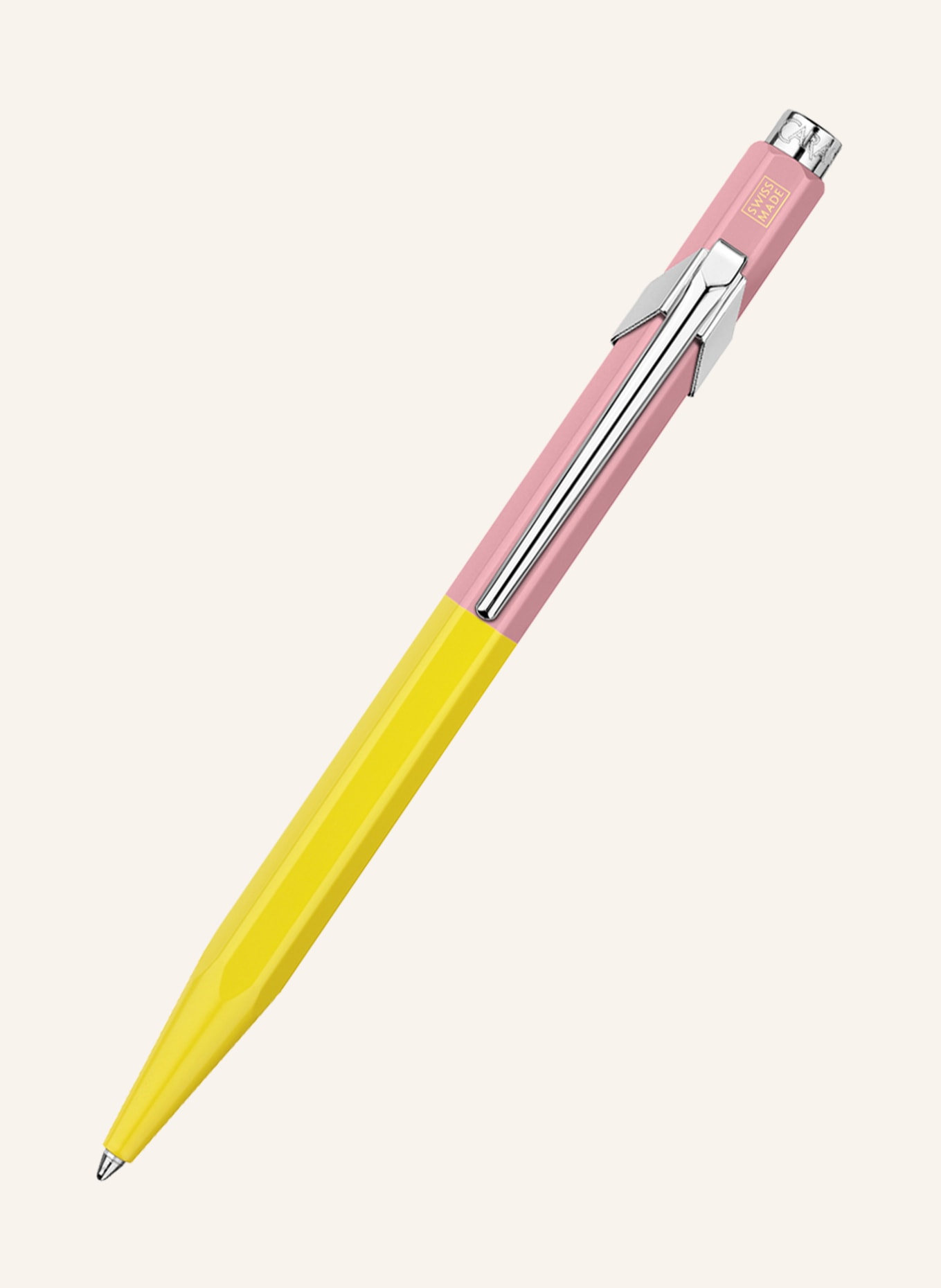 CARAN d'ACHE Ballpoint pen 849 PAUL SMITH: YELLOW / ROSE