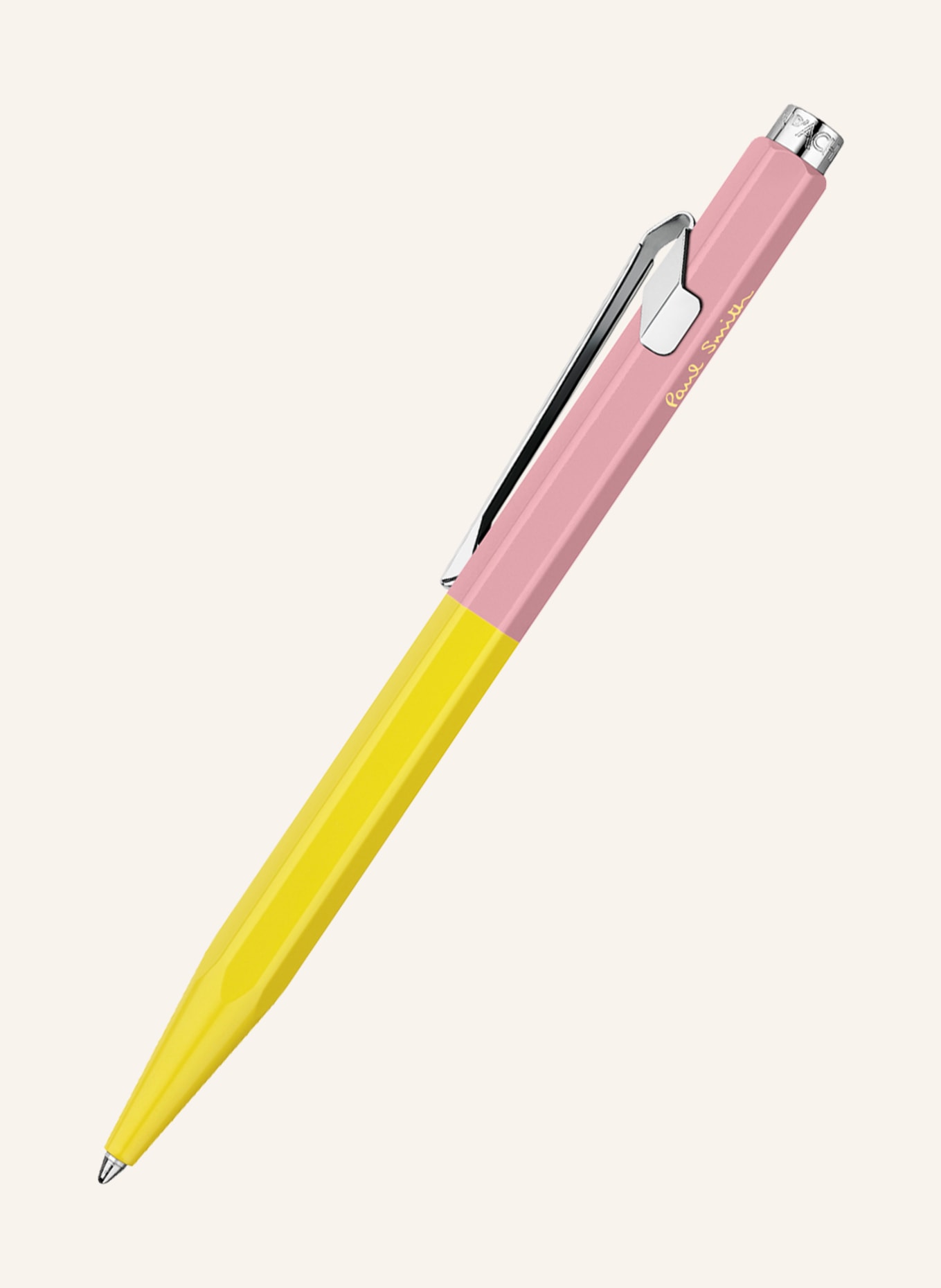 CARAN d'ACHE Ballpoint pen 849 PAUL SMITH: YELLOW / ROSE