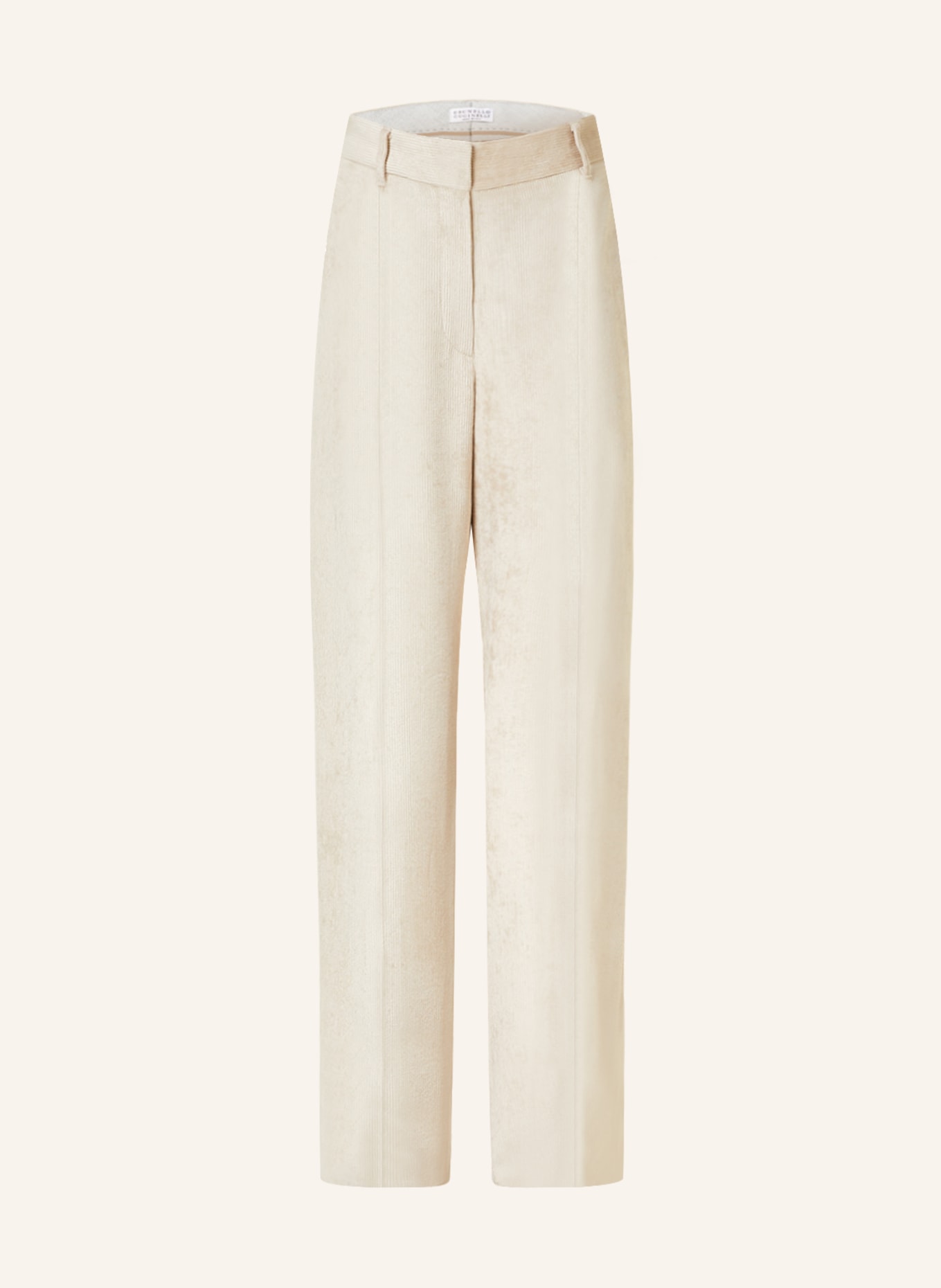 BRUNELLO CUCINELLI Corduroy trousers, Color: BEIGE (Image 1)