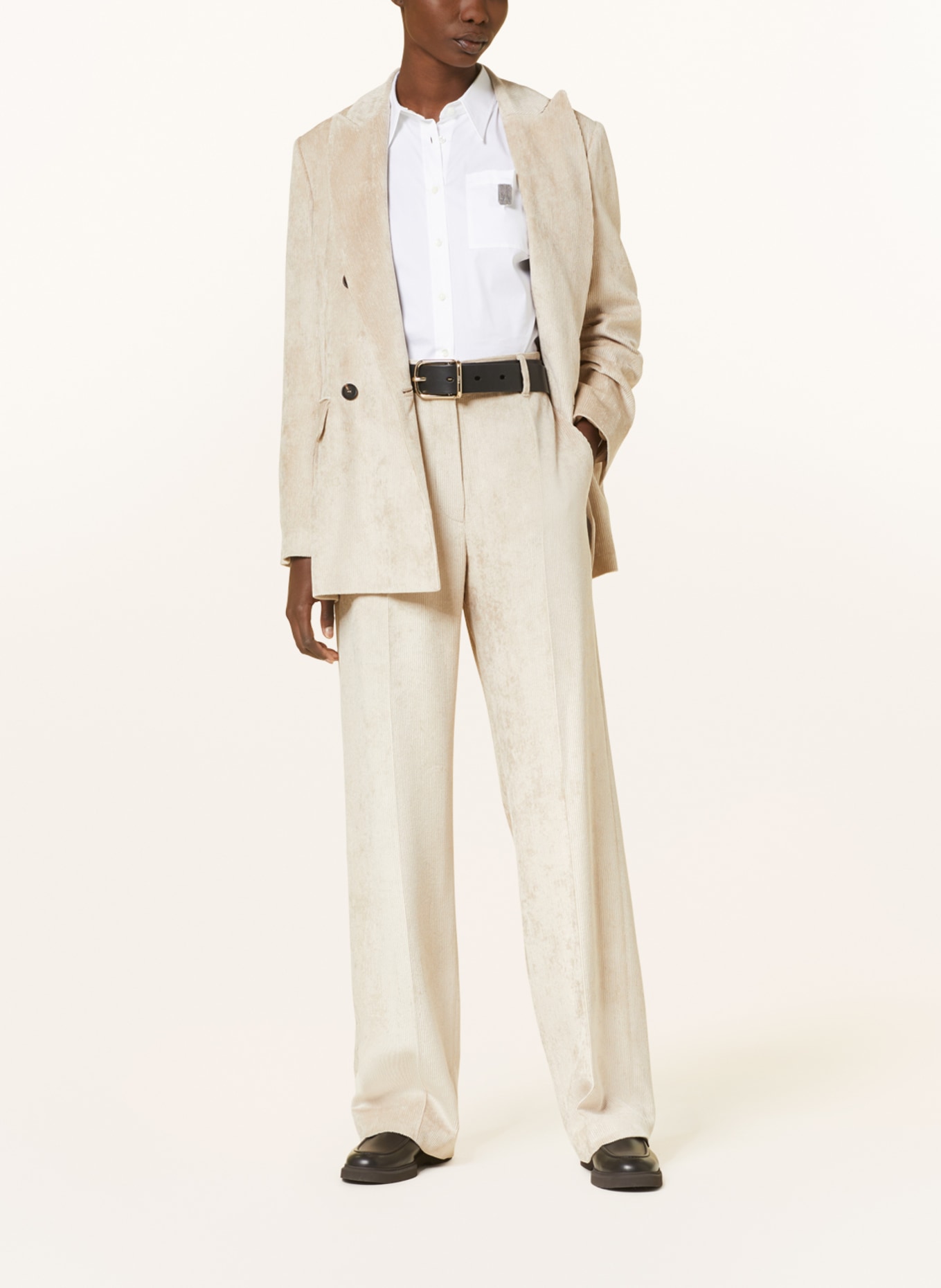 BRUNELLO CUCINELLI Corduroy trousers, Color: BEIGE (Image 2)