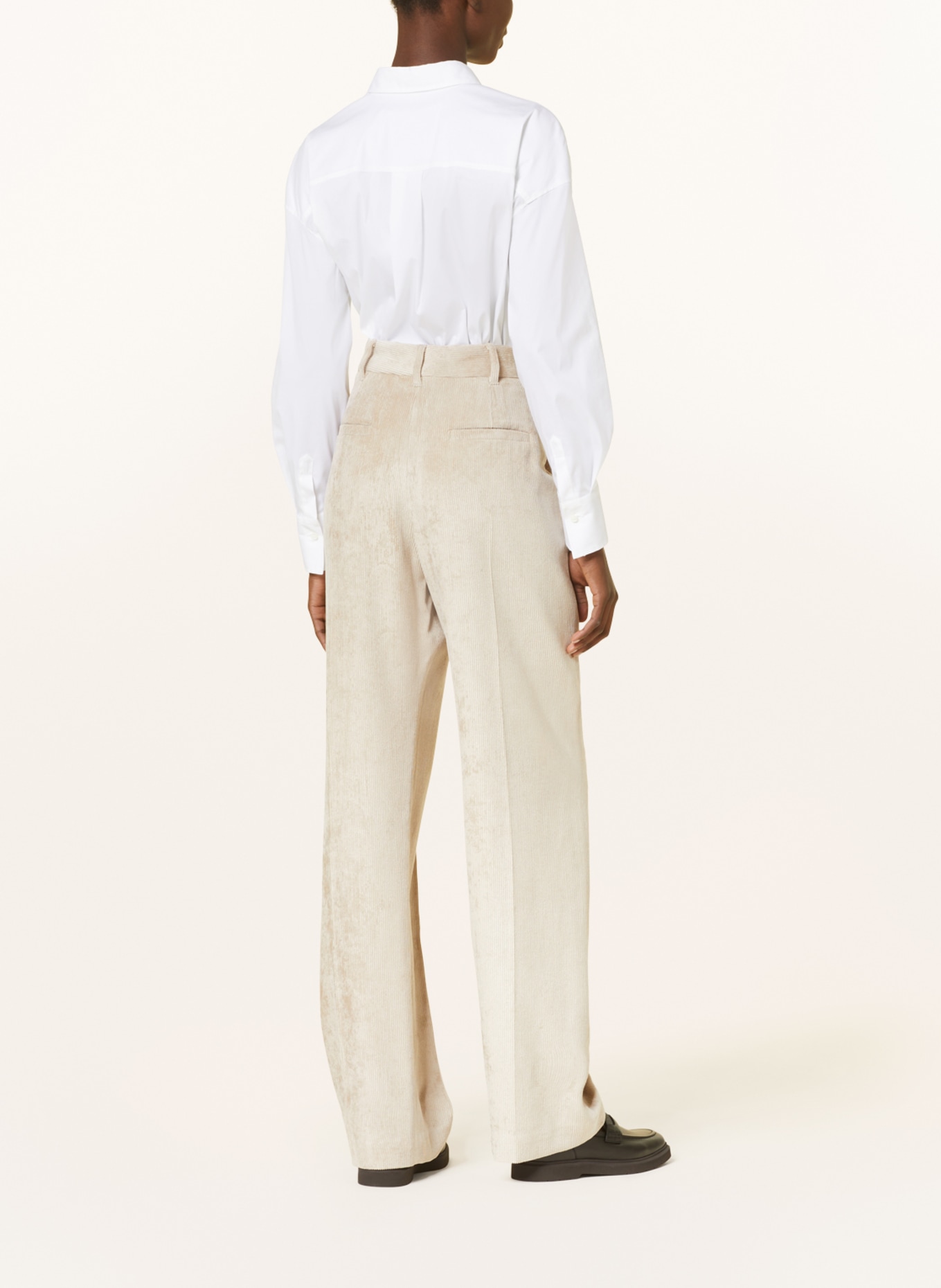 BRUNELLO CUCINELLI Corduroy trousers, Color: BEIGE (Image 3)
