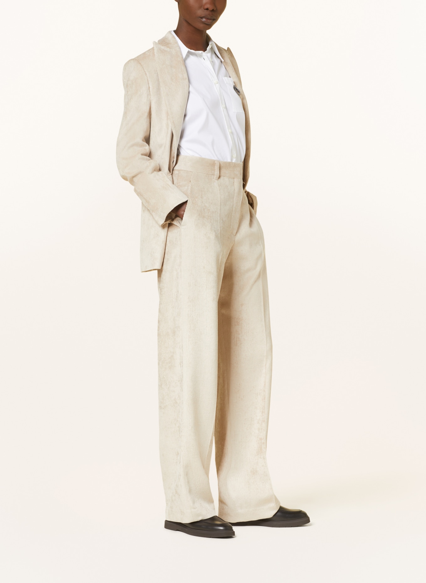 BRUNELLO CUCINELLI Spodnie sztruksowe, Kolor: BEŻOWY (Obrazek 4)