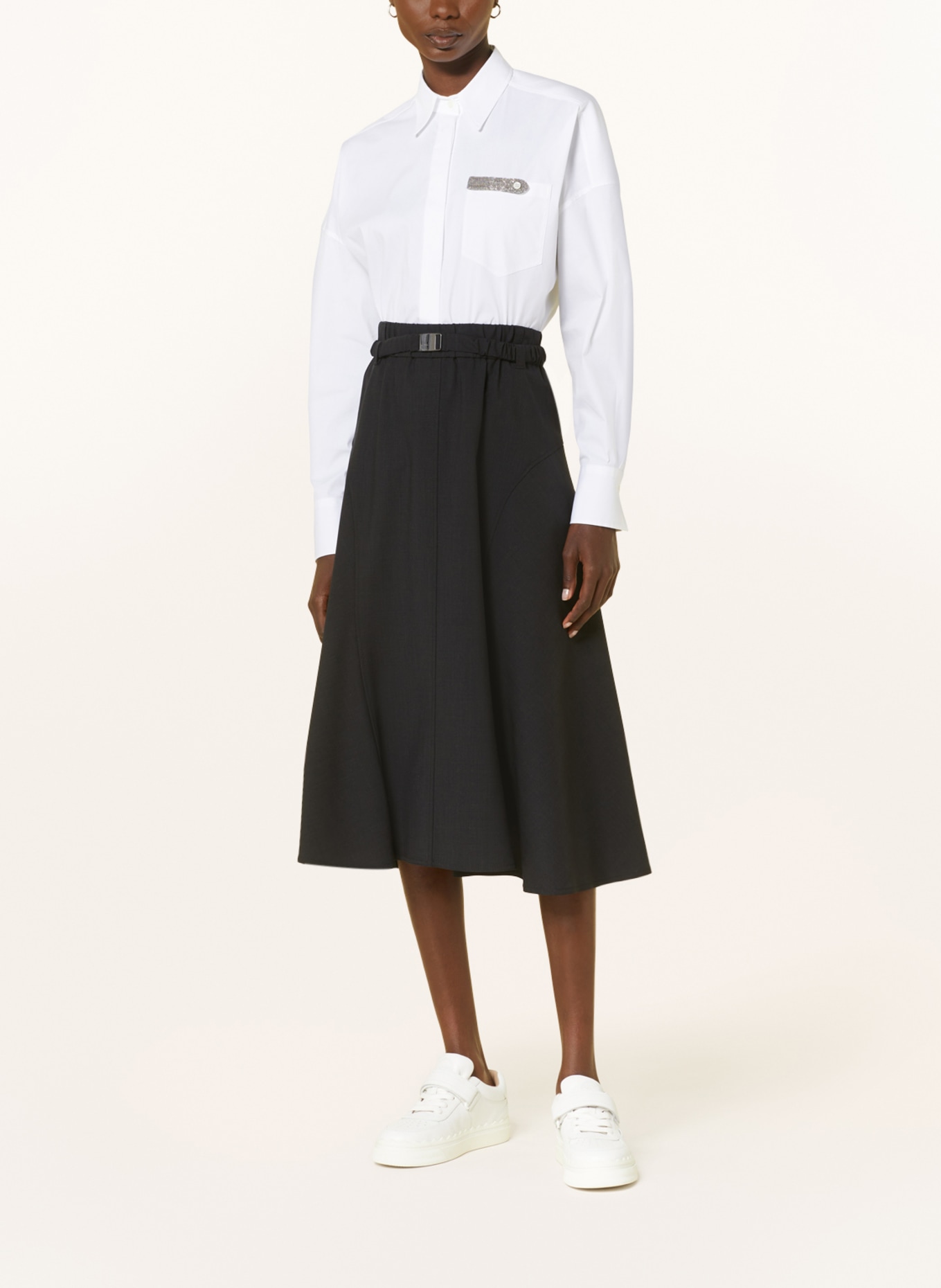 BRUNELLO CUCINELLI Skirt, Color: DARK GRAY (Image 2)